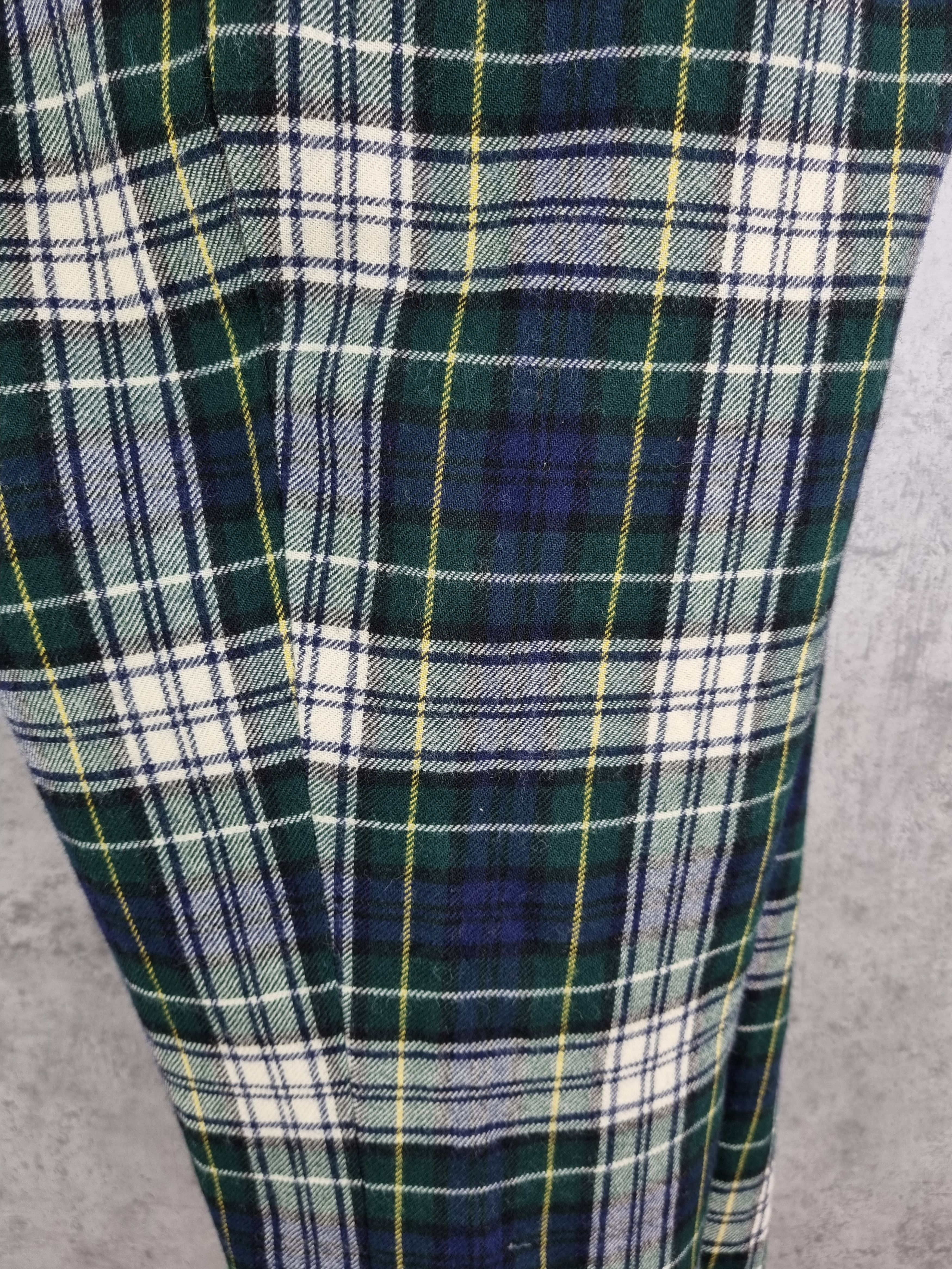 Japanese Brand × Seditionaries 50s Wool Plaid Pants Made in USA TALON Zip Size US 33 - 11 Thumbnail
