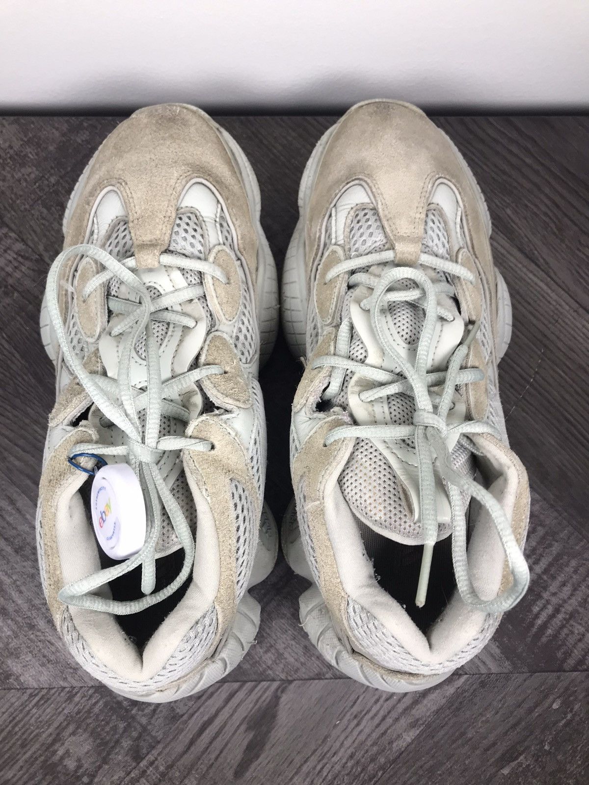 Adidas × Kanye West Adidas Yeezy Boost 500 Salt Size US 7.5 / EU 40-41 - 5 Thumbnail