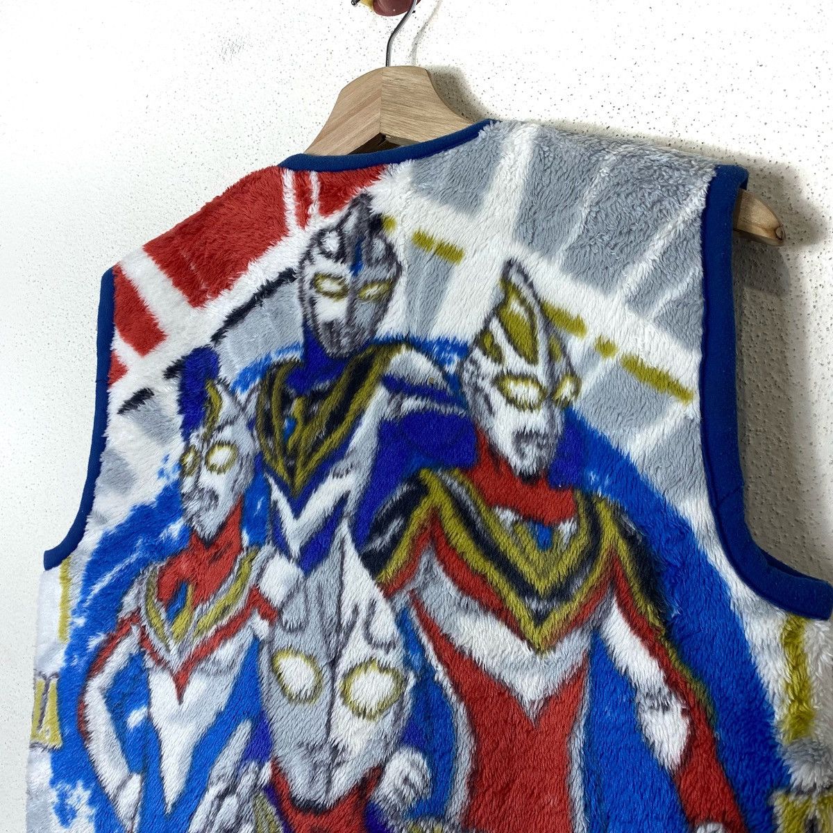 Cartoon Network Vintage ULTRAMAN full print Fleece Sweater Vest Japan Size US M / EU 48-50 / 2 - 2 Thumbnail