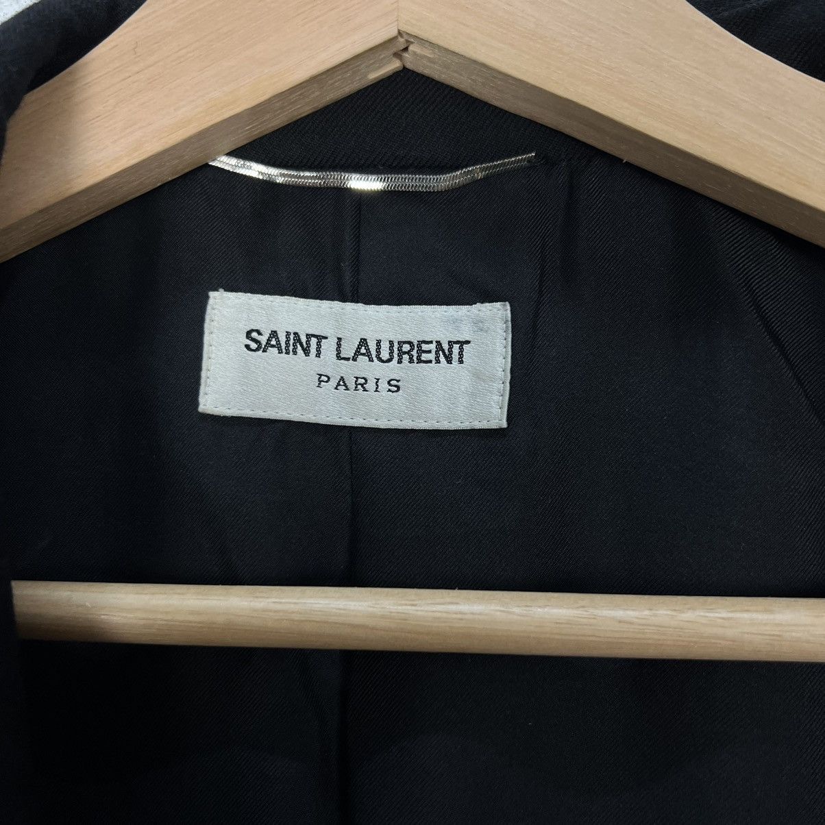 Saint Laurent Paris 🔥19FW Iconic Black Double Breast Blazer Size US S / EU 44-46 / 1 - 14 Thumbnail