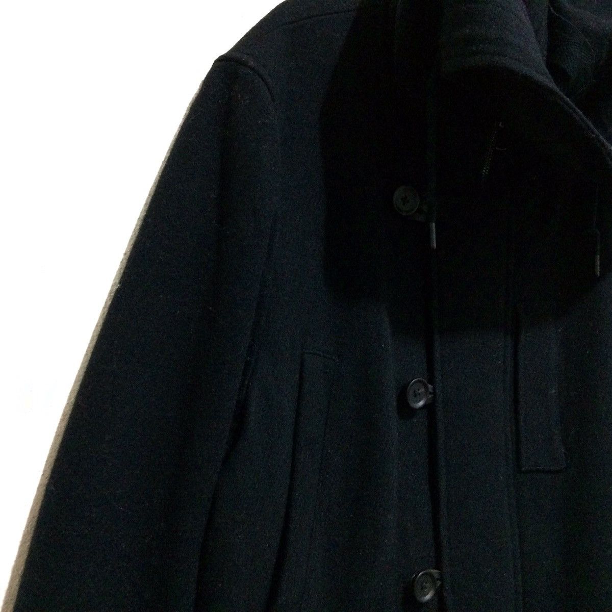 Katharine Hamnett London Rare KATHARINE HAMNETT LONDON wool Hoodie Long Jacket Size US L / EU 52-54 / 3 - 2 Thumbnail