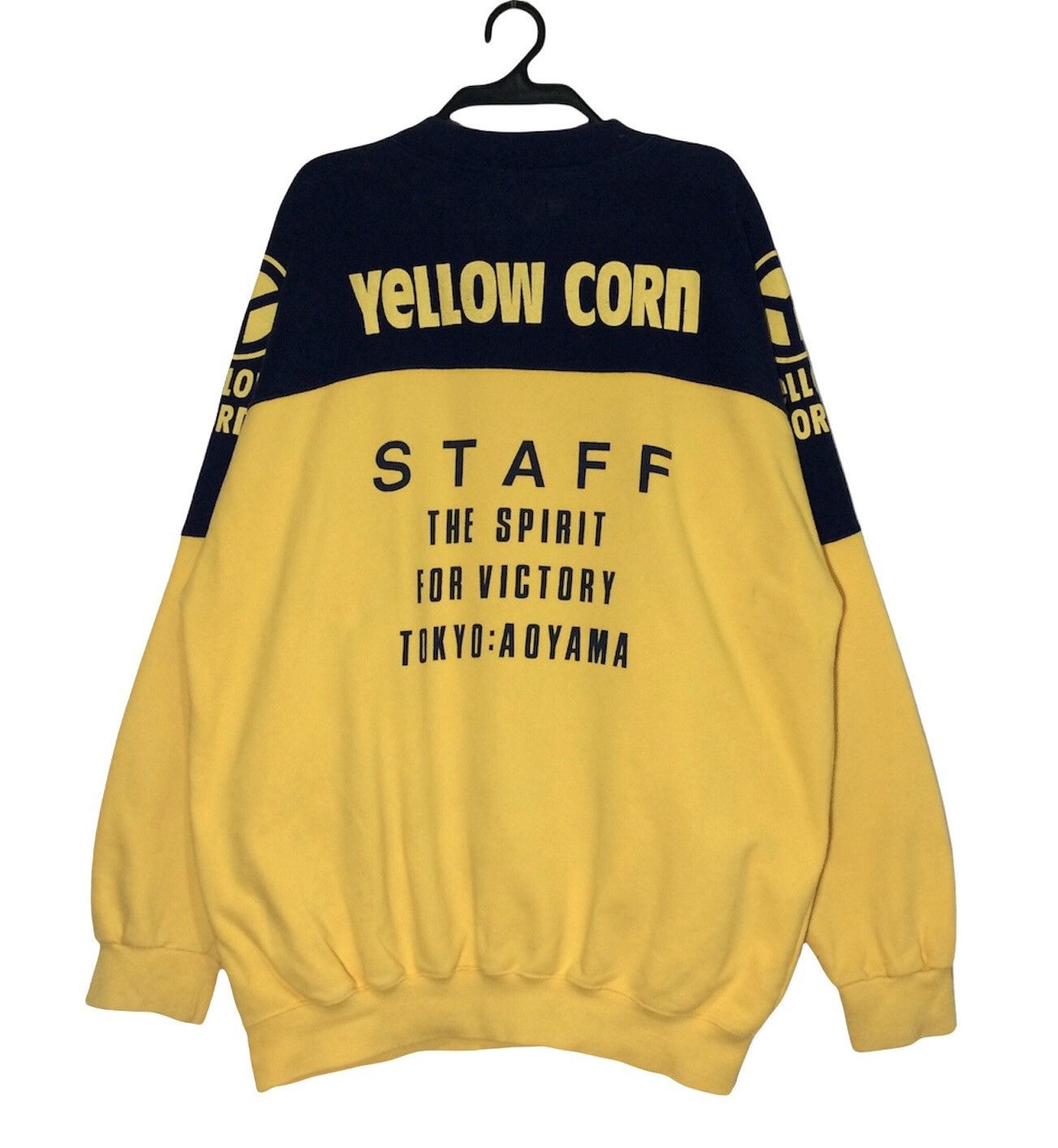 YELLOW CORN × Yamaha Vtg Yellow Corn Staff Motor Sports Crewneck Jumper Jacket Size US L / EU 52-54 / 3 - 3 Thumbnail