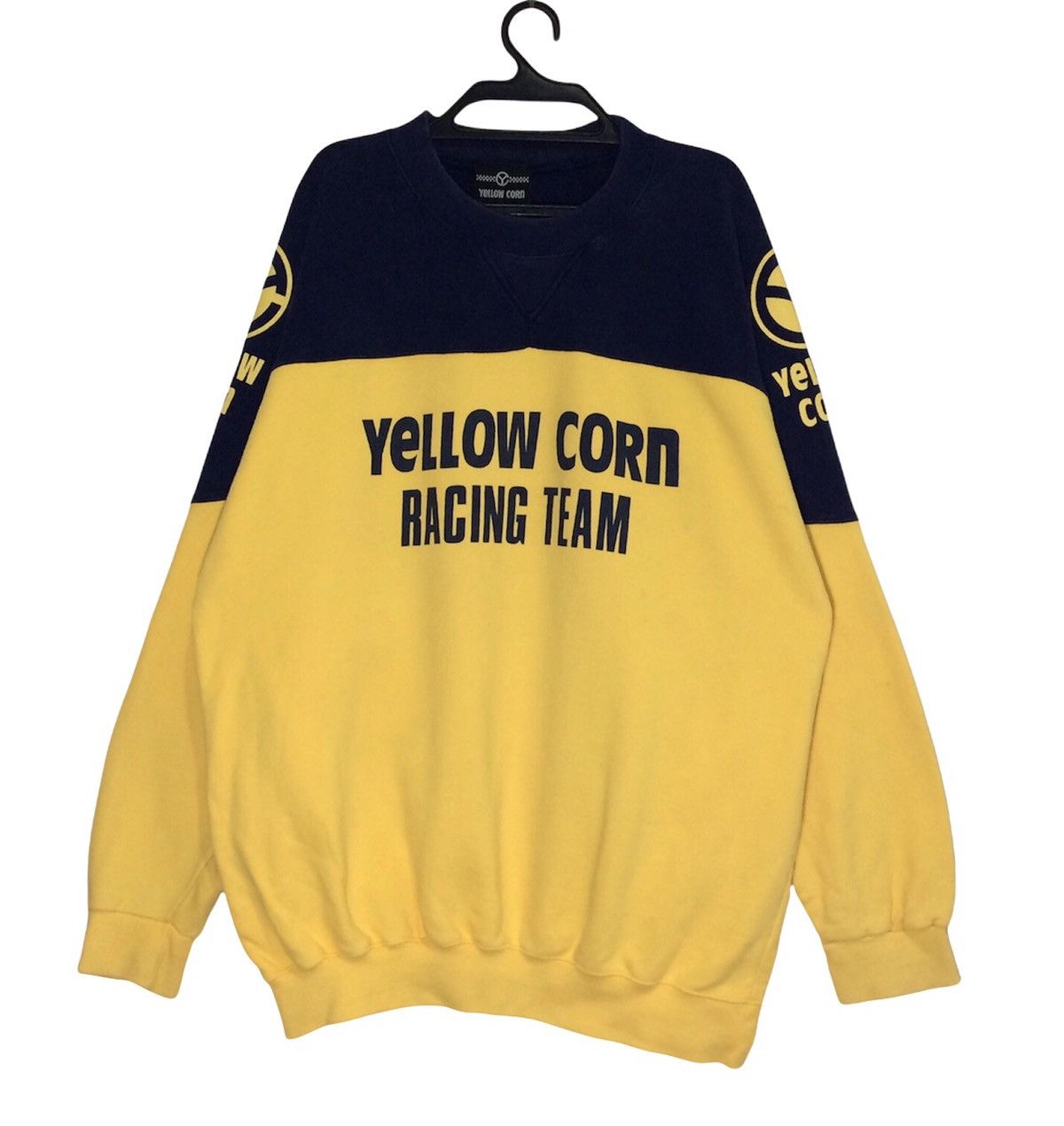 YELLOW CORN × Yamaha Vtg Yellow Corn Staff Motor Sports Crewneck Jumper Jacket Size US L / EU 52-54 / 3 - 1 Thumbnail