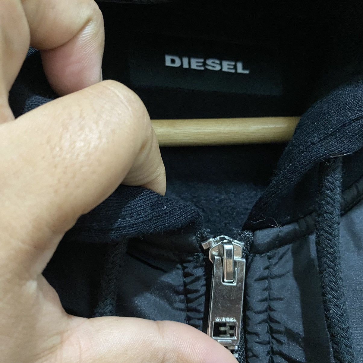 Diesel Rare DIESEL Quilted Nylon x Cotton Hooded Jacket Zipper Up Size US S / EU 44-46 / 1 - 4 Thumbnail