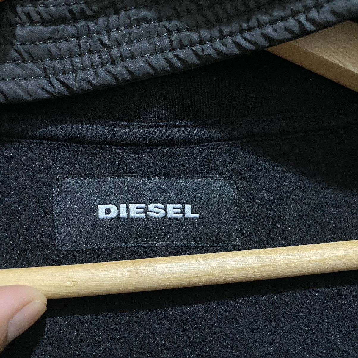 Diesel Rare DIESEL Quilted Nylon x Cotton Hooded Jacket Zipper Up Size US S / EU 44-46 / 1 - 7 Thumbnail