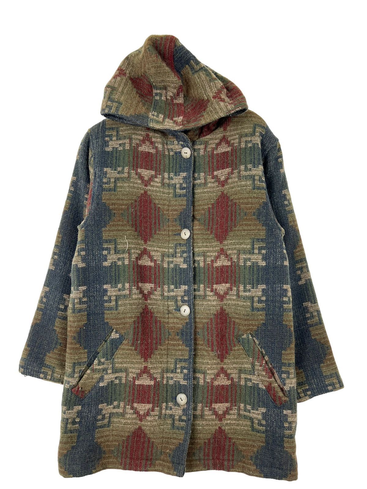 L.L. Bean 💥 VINTAGE LL BEAN NATIVE MOTIVE WOOL JACKET MADE IN USA Size US M / EU 48-50 / 2 - 1 Thumbnail