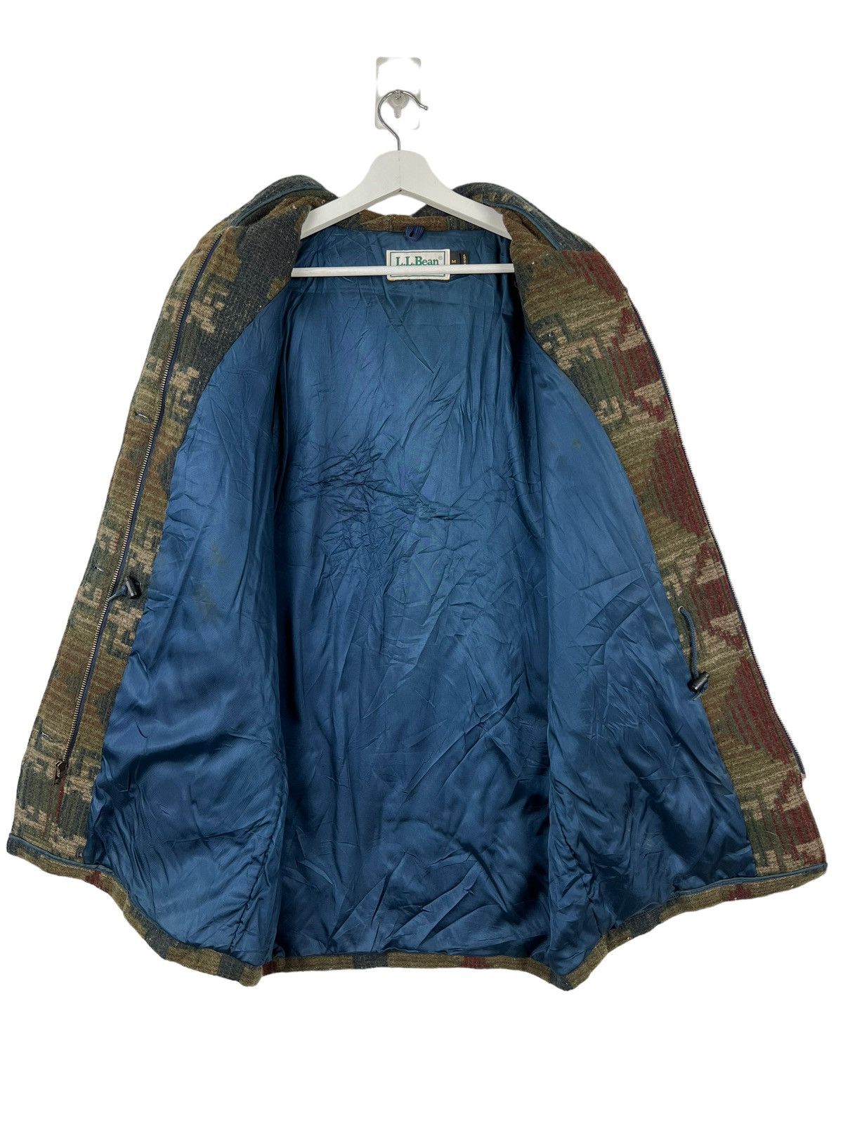 L.L. Bean 💥 VINTAGE LL BEAN NATIVE MOTIVE WOOL JACKET MADE IN USA Size US M / EU 48-50 / 2 - 5 Thumbnail