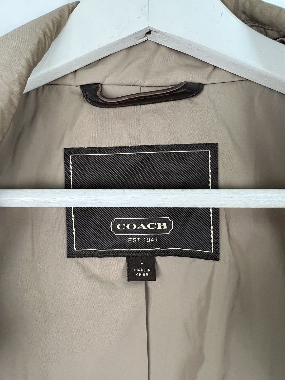 Coach 💥 COACH LONG COAT Size US L / EU 52-54 / 3 - 8 Thumbnail