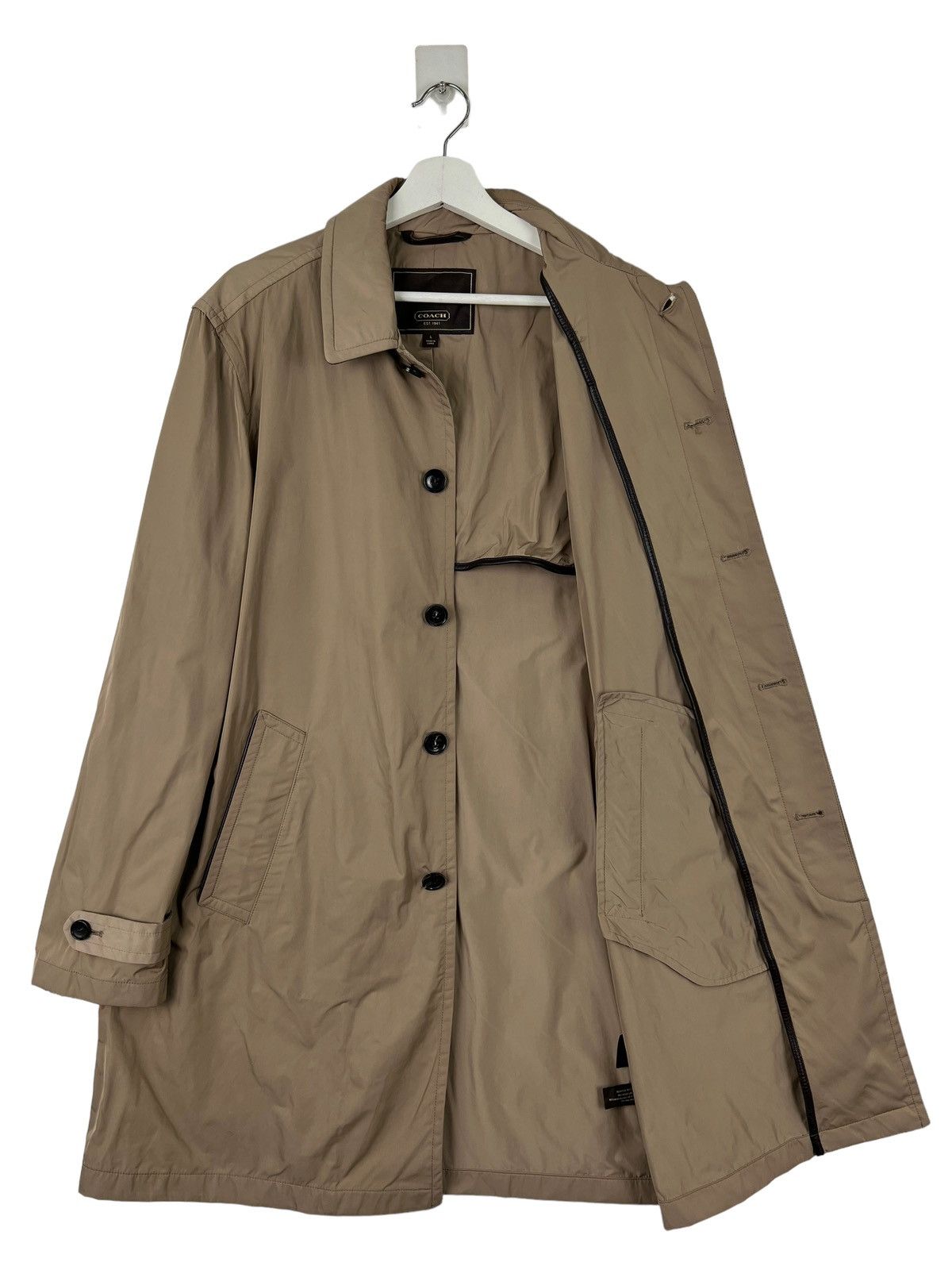 Coach 💥 COACH LONG COAT Size US L / EU 52-54 / 3 - 4 Thumbnail