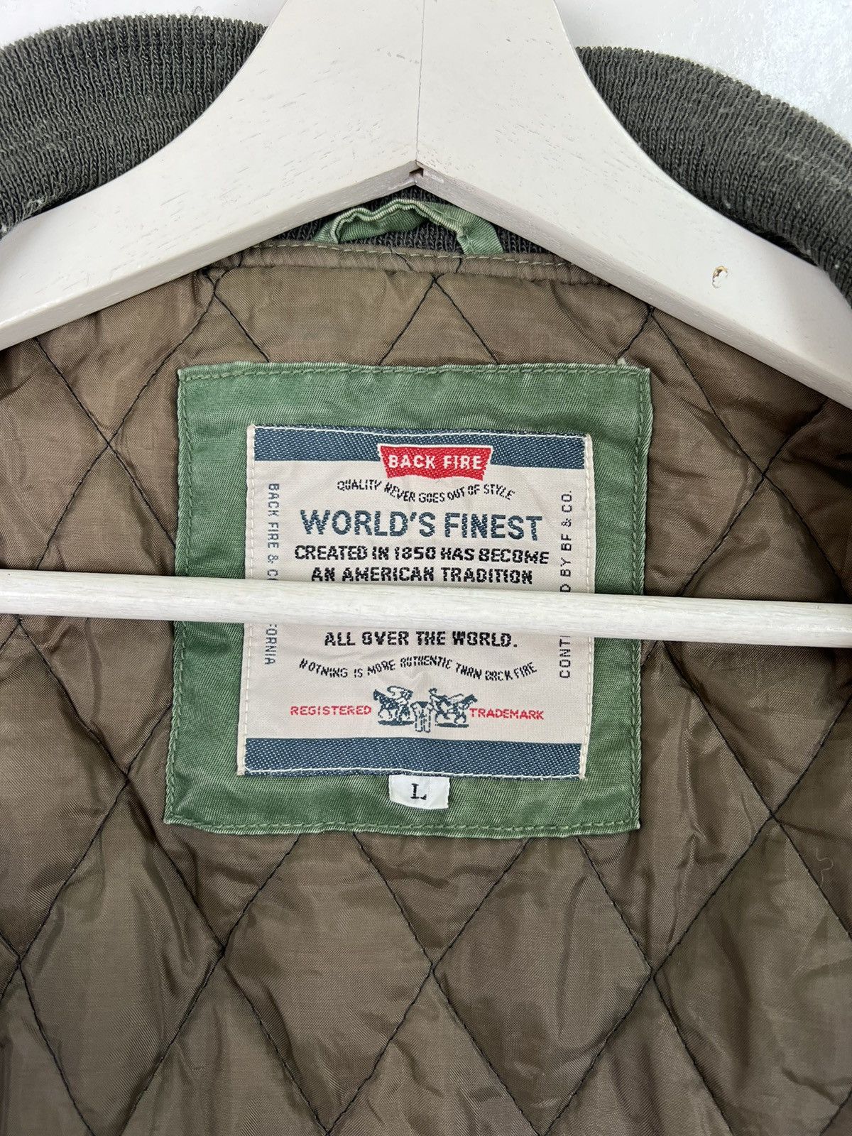 Japanese Brand × Vintage 💥 VINTAGE BACK FIRE TEAM BOMBER JACKET Size US M / EU 48-50 / 2 - 10 Thumbnail