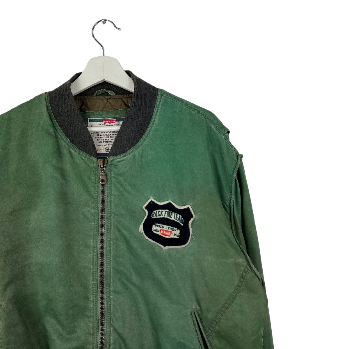 Japanese Brand × Vintage 💥 VINTAGE BACK FIRE TEAM BOMBER JACKET Size US M / EU 48-50 / 2 - 20 Thumbnail