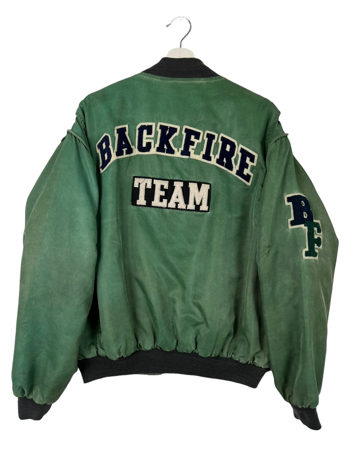 Japanese Brand × Vintage 💥 VINTAGE BACK FIRE TEAM BOMBER JACKET Size US M / EU 48-50 / 2 - 15 Thumbnail