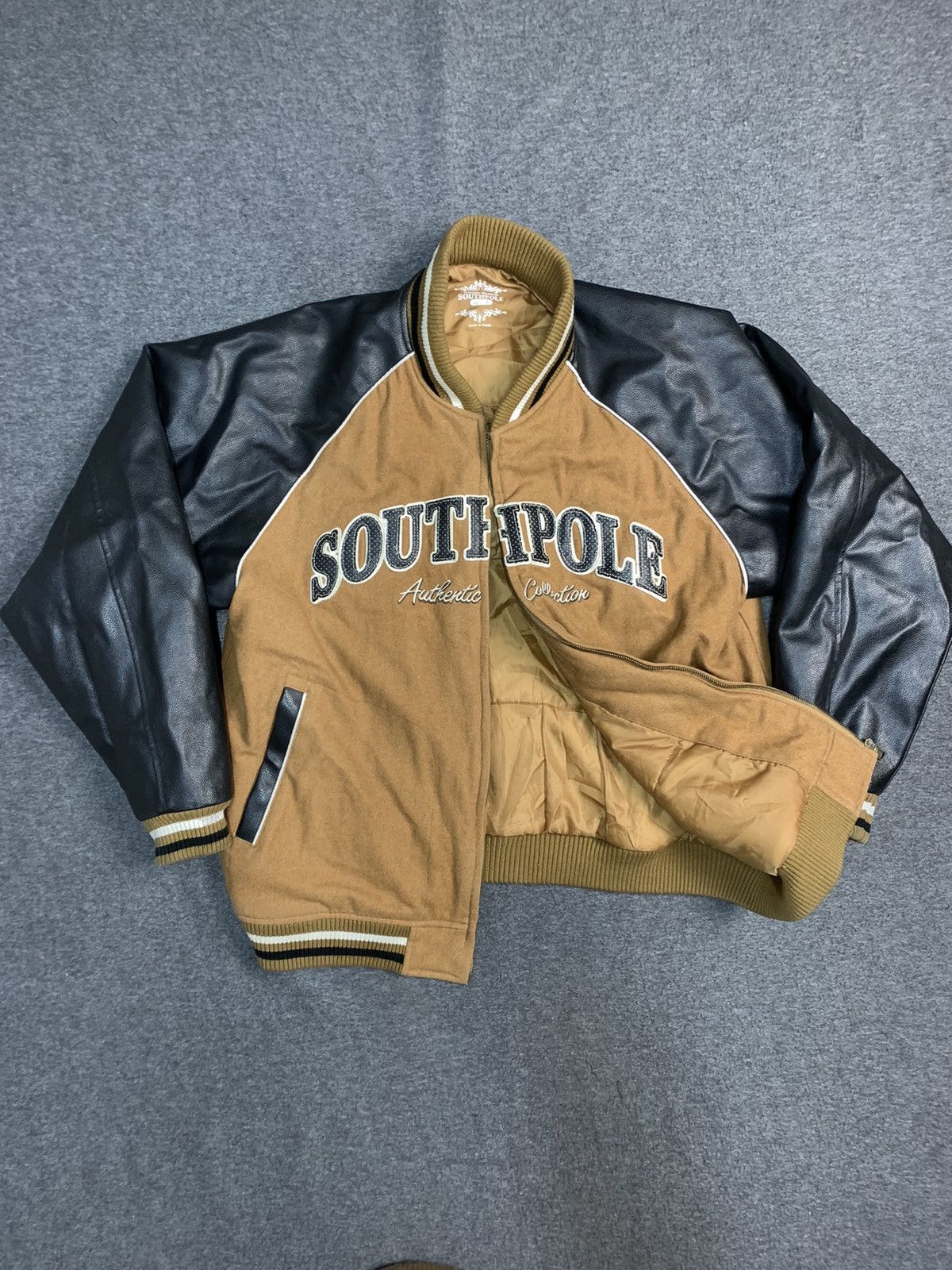 Southpole 90s Rare size L SOUTH POLE HIP HOP Varsity Jacket Size US XL / EU 56 / 4 - 3 Thumbnail