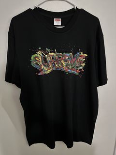 Supreme Paint Logo Tee | Grailed