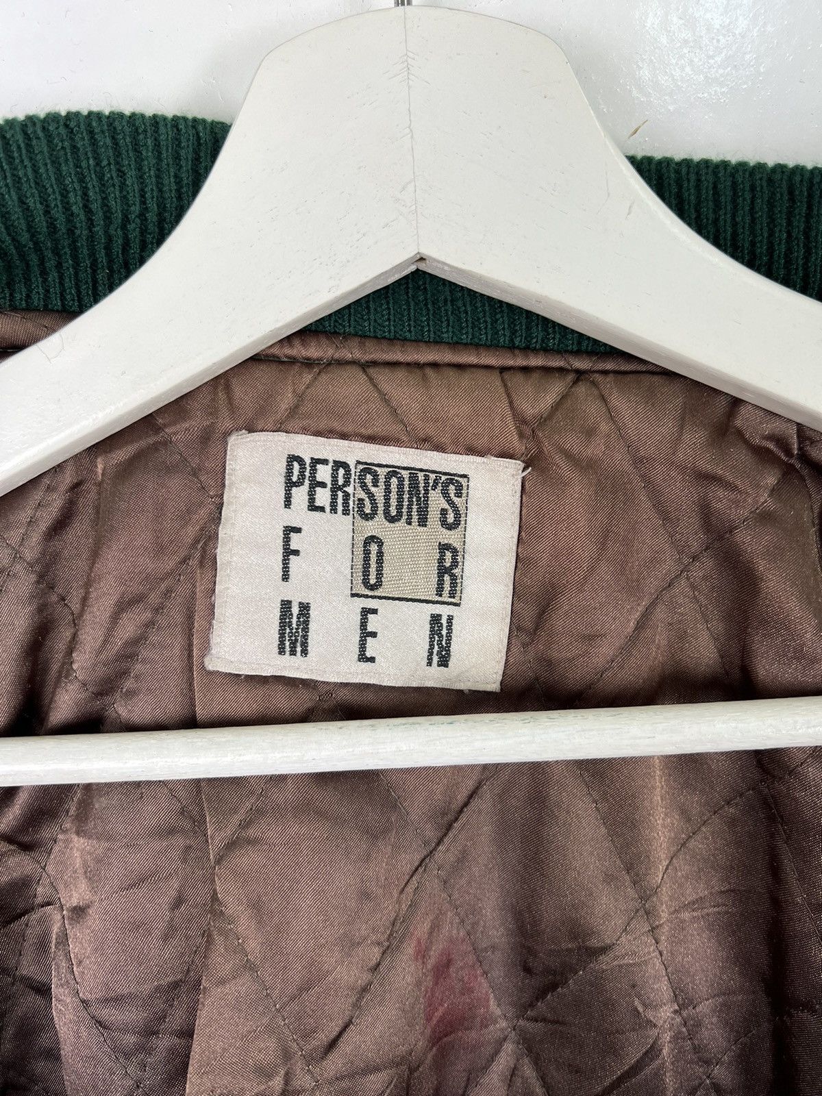 PERSON'S 💥 VINTAGE PERSON'S FOR MEN EMBROIDERY VARSITY BOMBER JACKET Size US M / EU 48-50 / 2 - 11 Thumbnail
