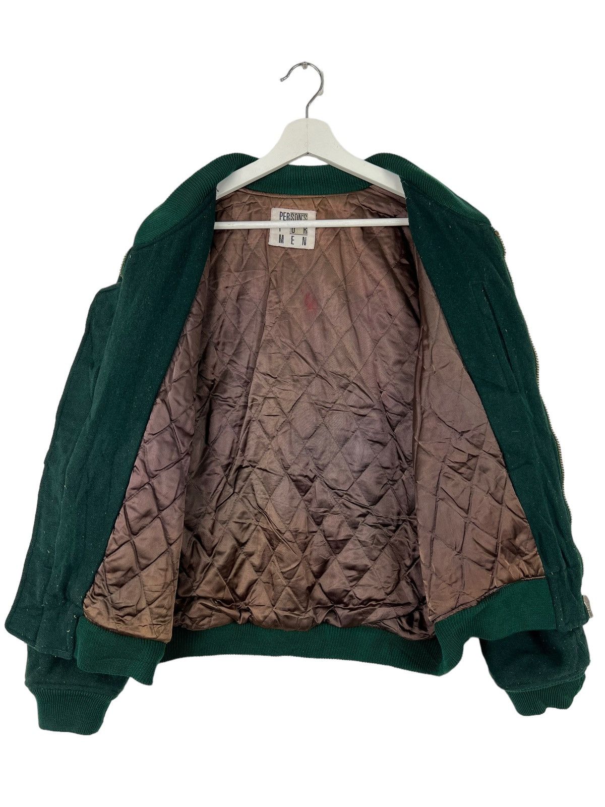 PERSON'S 💥 VINTAGE PERSON'S FOR MEN EMBROIDERY VARSITY BOMBER JACKET Size US M / EU 48-50 / 2 - 8 Thumbnail