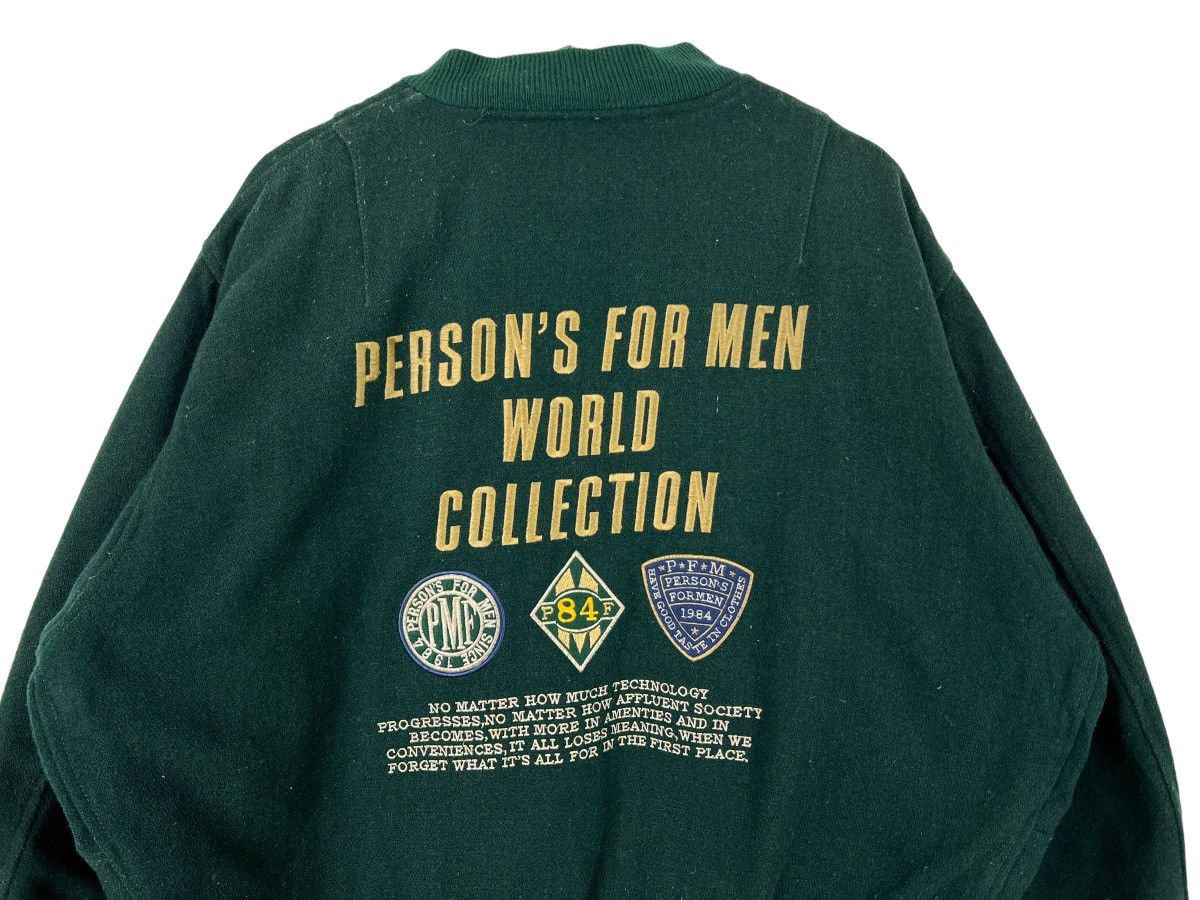PERSON'S 💥 VINTAGE PERSON'S FOR MEN EMBROIDERY VARSITY BOMBER JACKET Size US M / EU 48-50 / 2 - 9 Thumbnail