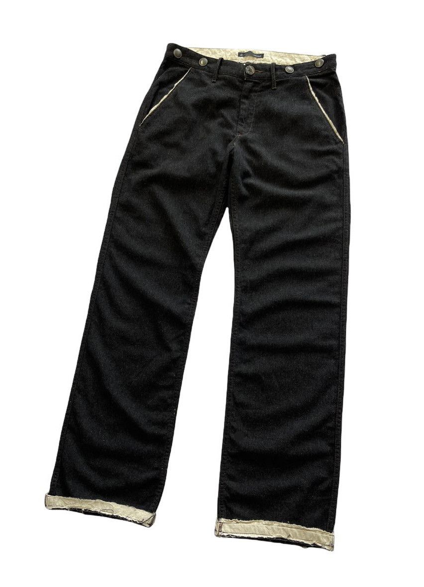 Japanese Brand JOHNBULL BUCKLE BACK WOOL PANTS Size US 34 / EU 50 - 5 Thumbnail