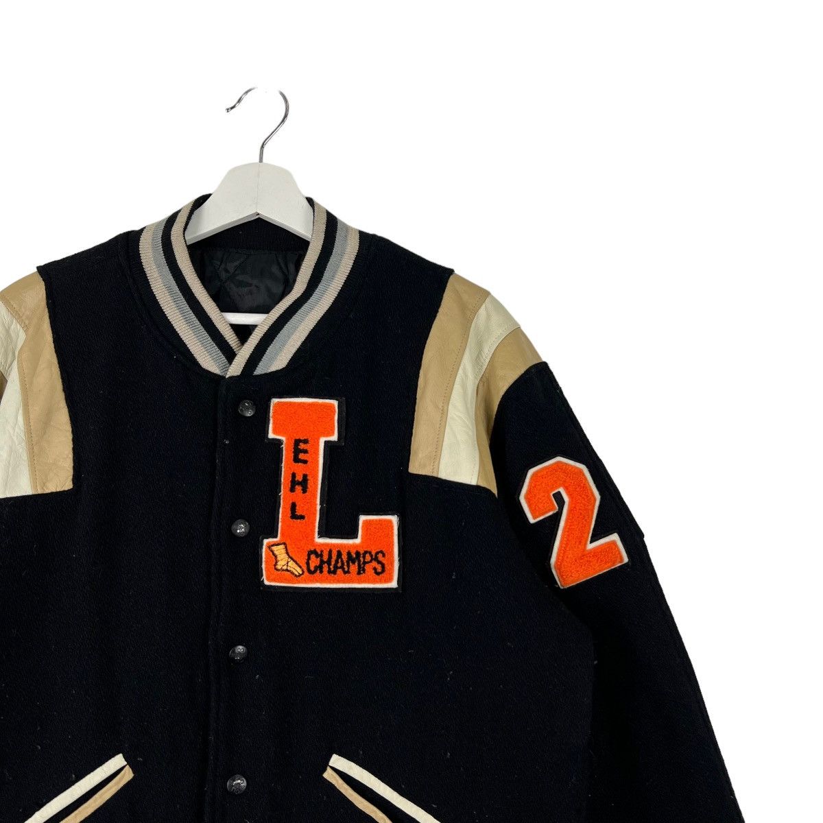 Vintage 💥 VINTAGE EHL CHAMPS 1964 VARSITY BOMBER JACKET Size US M / EU 48-50 / 2 - 4 Thumbnail