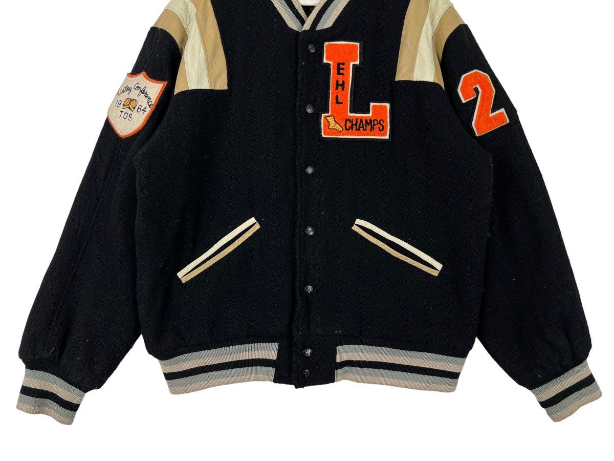 Vintage 💥 VINTAGE EHL CHAMPS 1964 VARSITY BOMBER JACKET Size US M / EU 48-50 / 2 - 6 Thumbnail