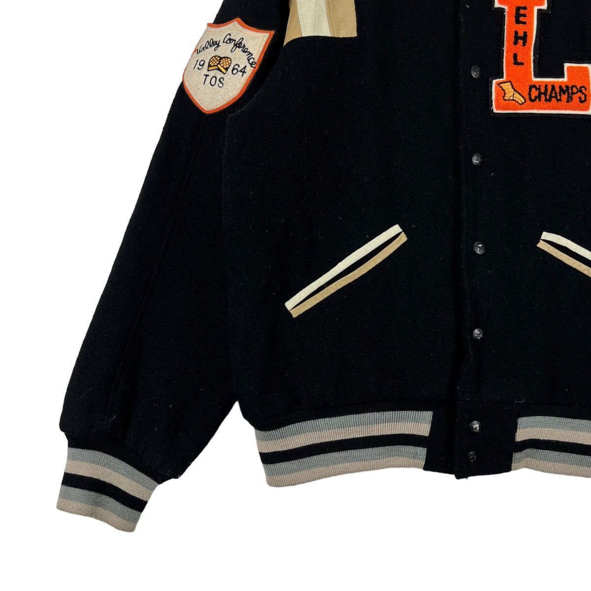 Vintage 💥 VINTAGE EHL CHAMPS 1964 VARSITY BOMBER JACKET Size US M / EU 48-50 / 2 - 3 Thumbnail