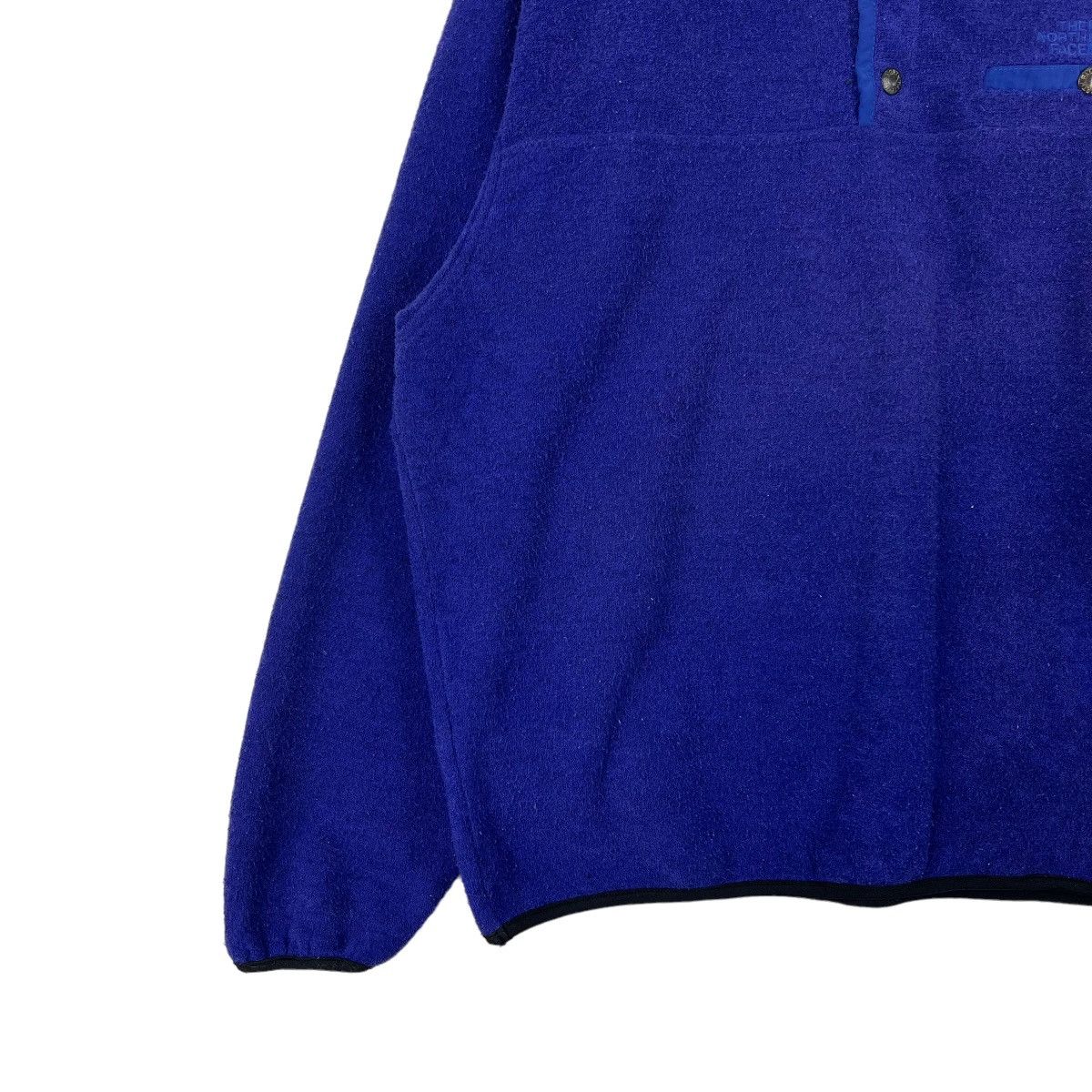 The North Face × Vintage 💥 VINTAGE THE NORTH FACE FLEECE ANORAK SNAPED MADE IN USA Size US L / EU 52-54 / 3 - 5 Thumbnail