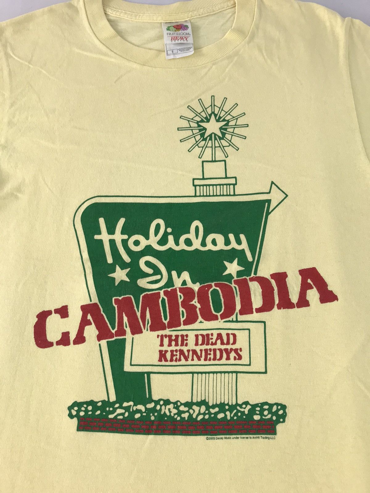 Band Tees × Dead Kennedys Holidays In Cambodia Album The Dead Kennedys Punk Rock Band Size US S / EU 44-46 / 1 - 4 Thumbnail