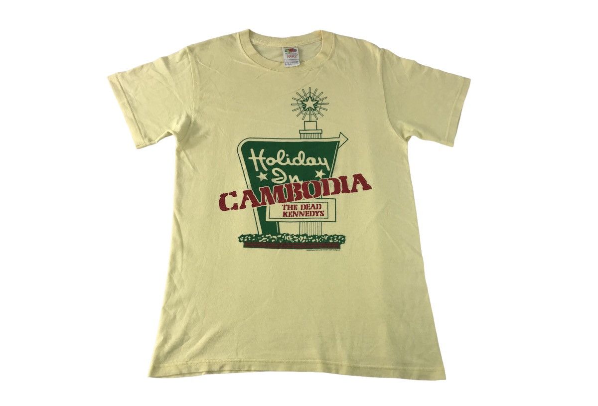 Band Tees × Dead Kennedys Holidays In Cambodia Album The Dead Kennedys Punk Rock Band Size US S / EU 44-46 / 1 - 1 Thumbnail