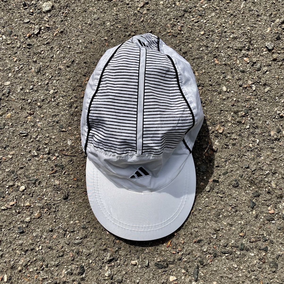 Vintage Vintage Y2K Adidas Striped Embroidered Logo Cap Hat Swag OS Size ONE SIZE - 1 Thumbnail
