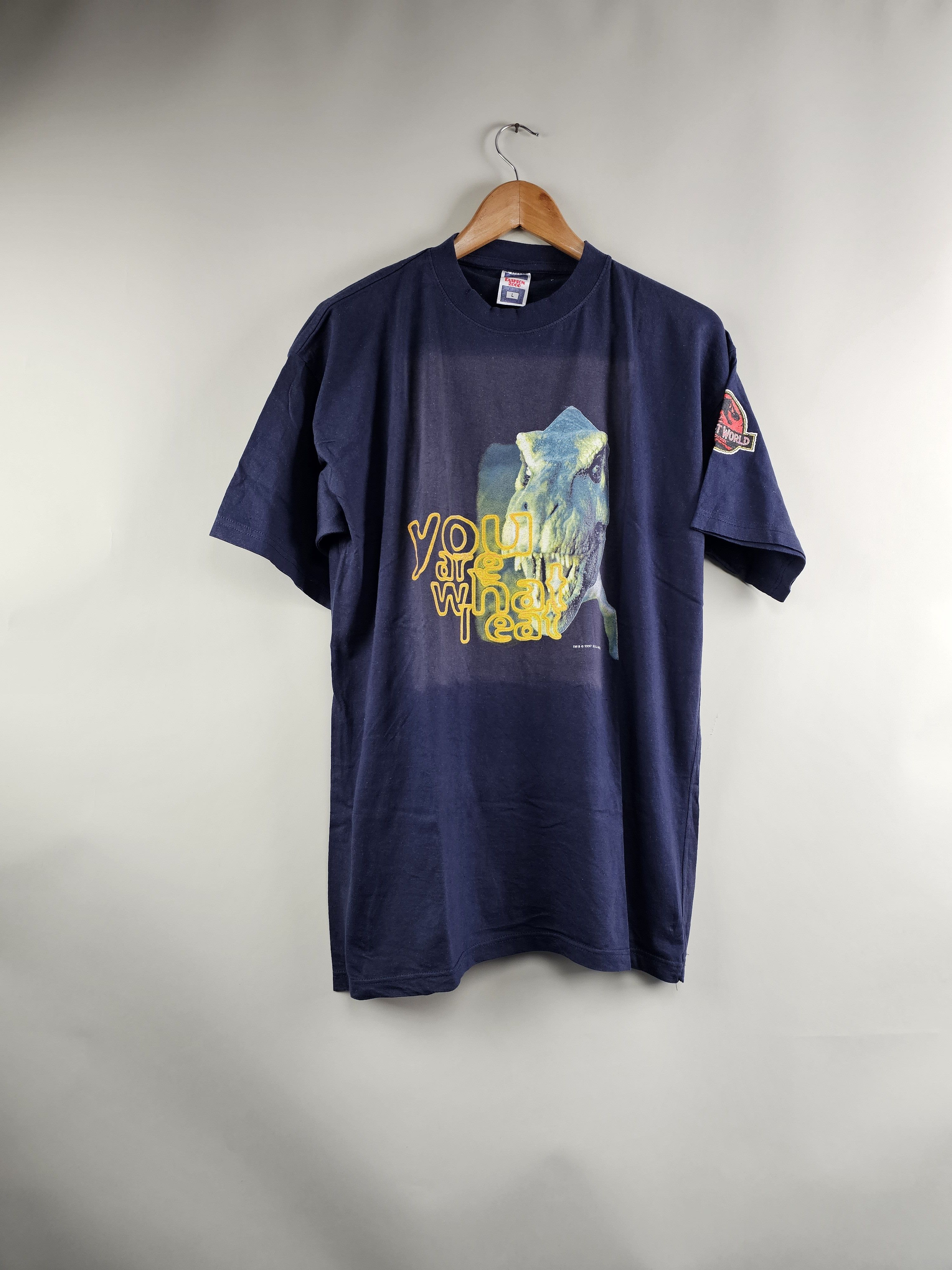 1997 Jurassic Park You are what I eat 90s T rex