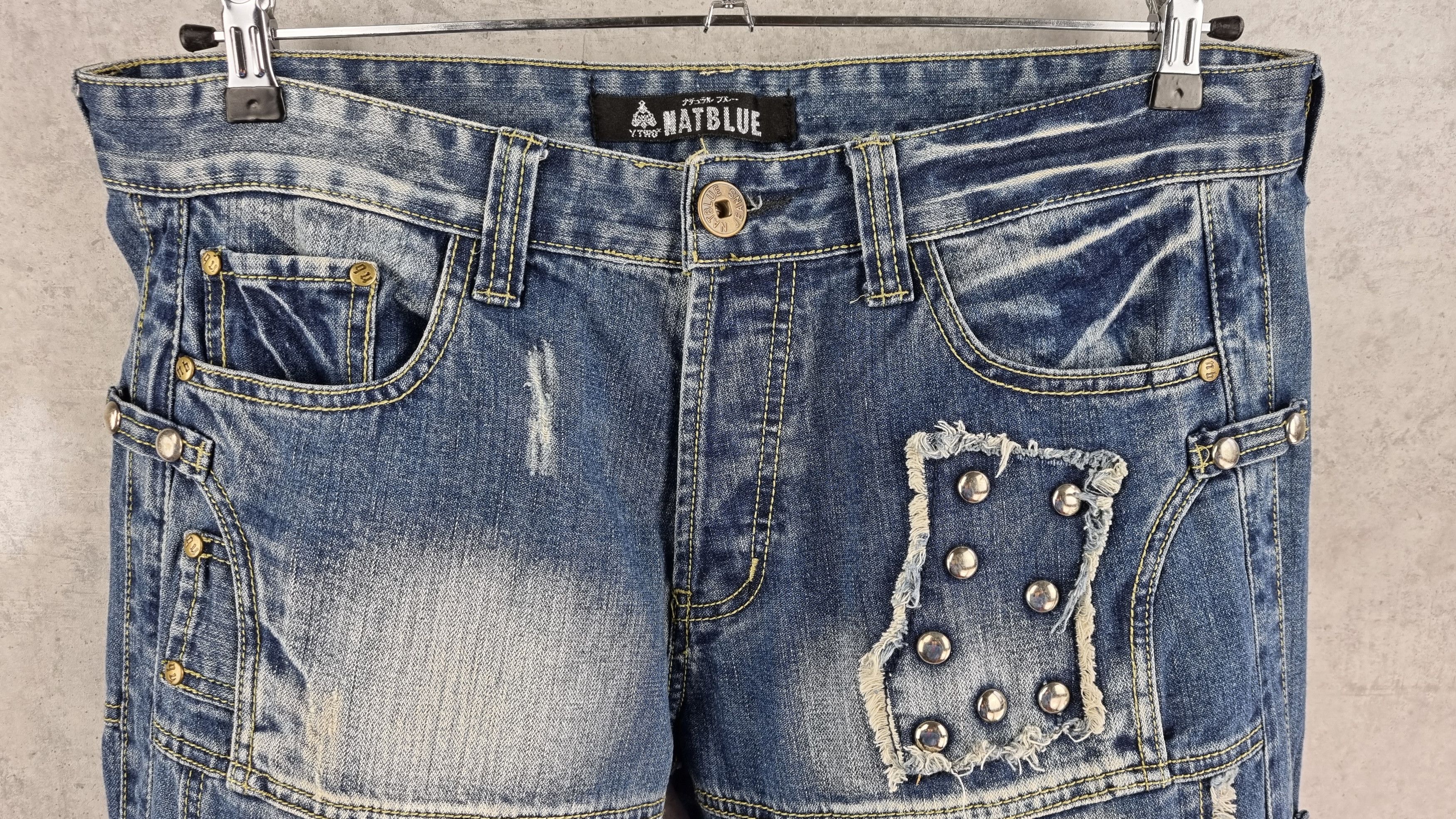 Japanese Brand × Seditionaries Rare Patchwork Flared Ripped Punk Jeans VIVIENNE Style Size US 34 / EU 50 - 11 Thumbnail