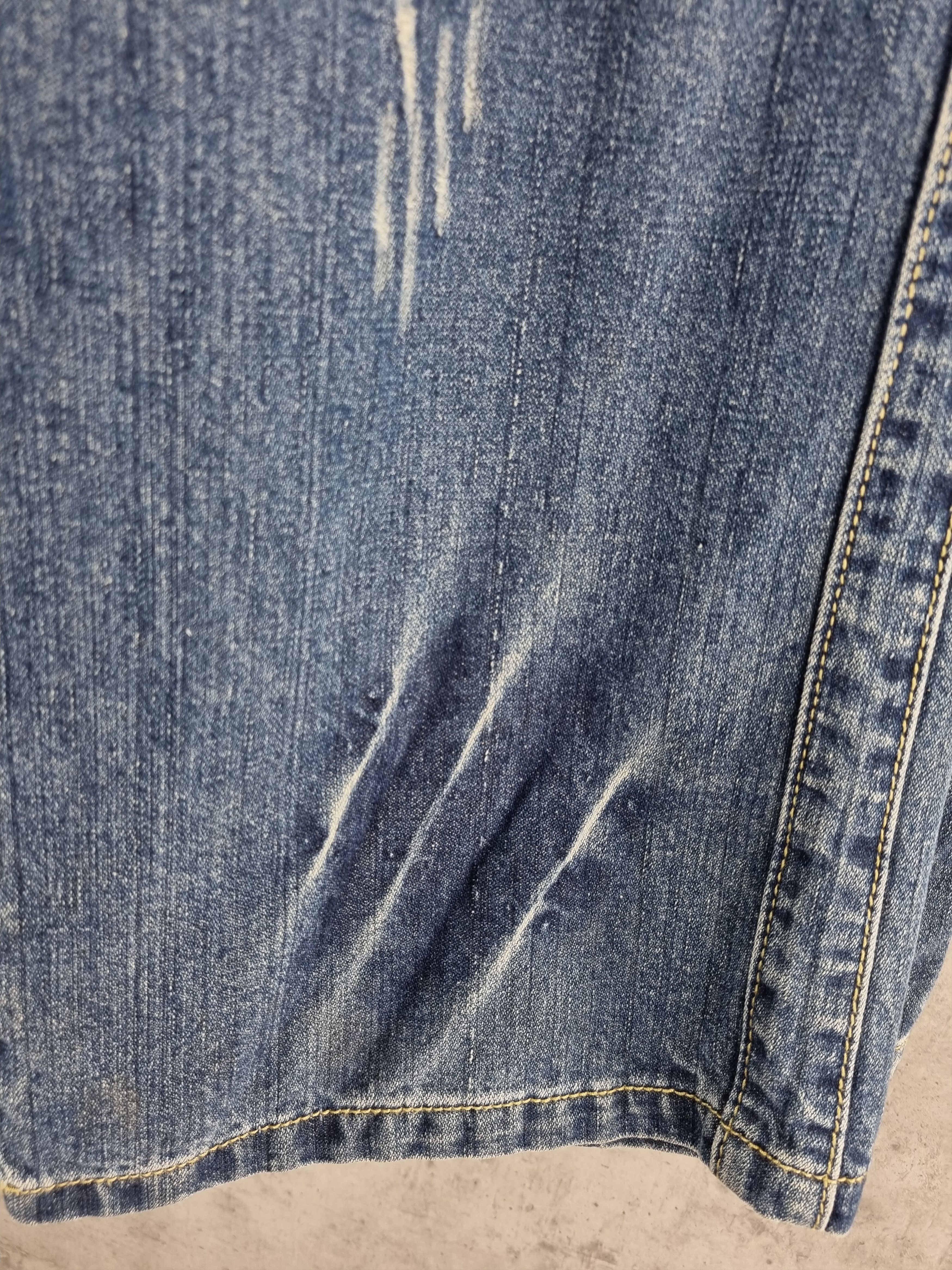 Japanese Brand × Seditionaries Rare Patchwork Flared Ripped Punk Jeans VIVIENNE Style Size US 34 / EU 50 - 9 Thumbnail