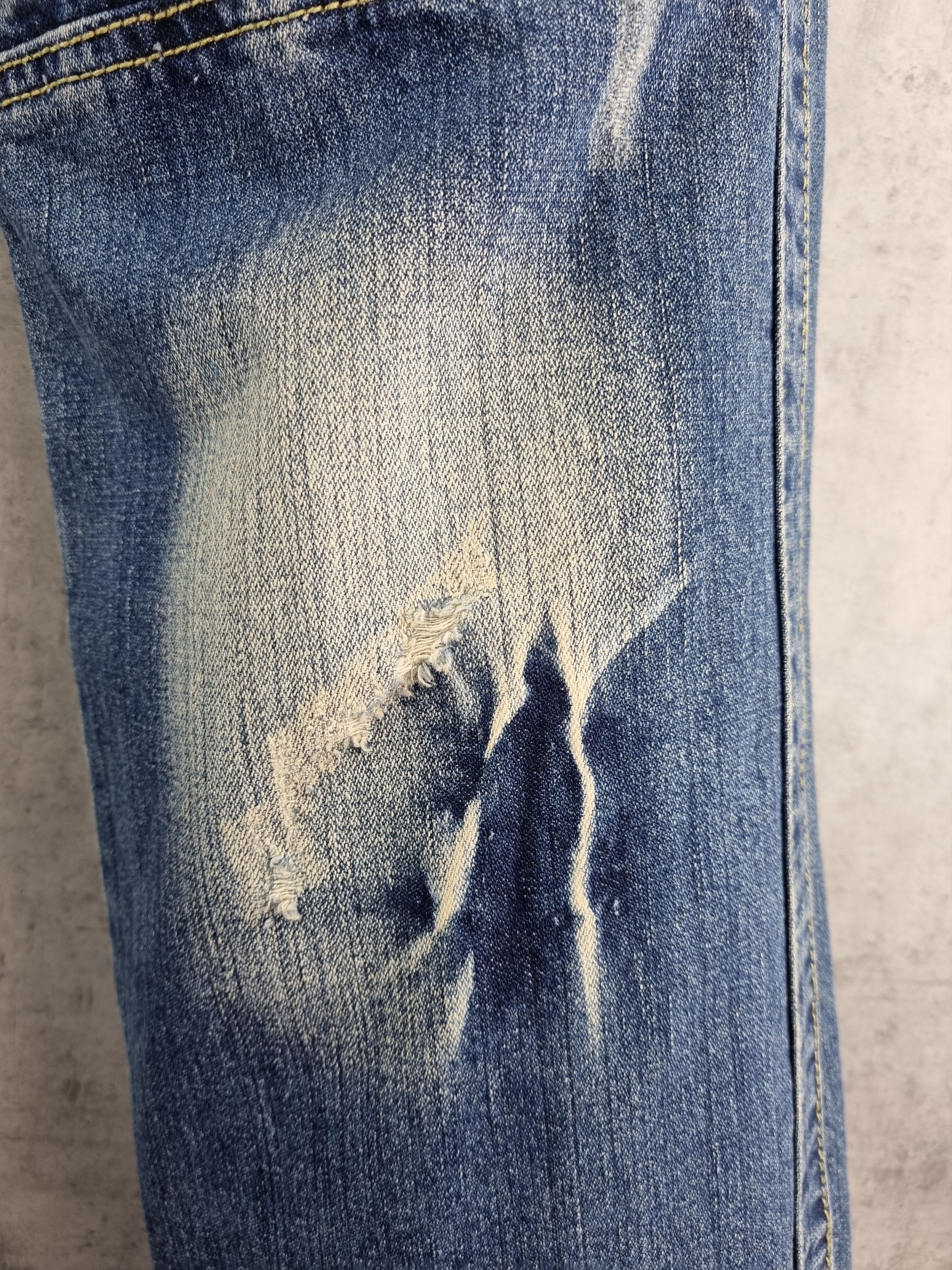 Japanese Brand × Seditionaries Rare Patchwork Flared Ripped Punk Jeans VIVIENNE Style Size US 34 / EU 50 - 8 Thumbnail