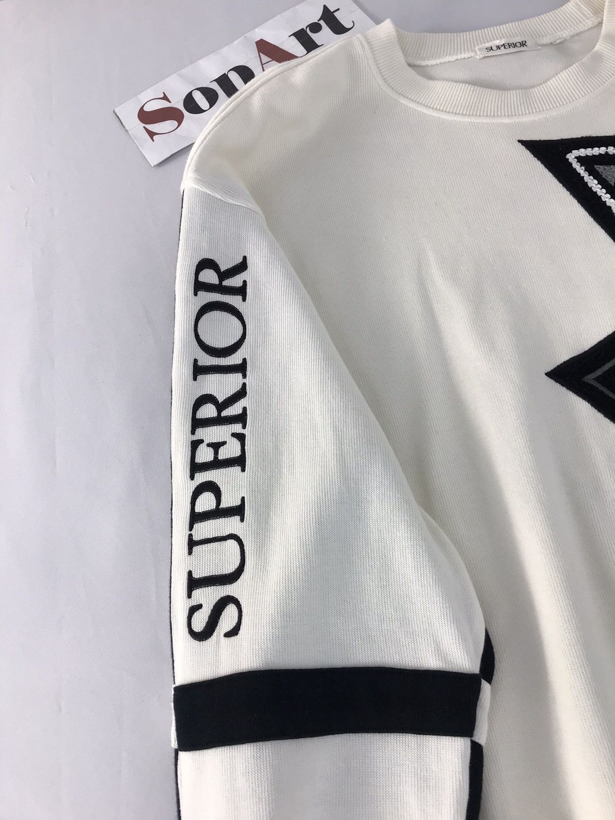 Japanese Brand × Vintage Vintage Superior Sweatshirt Embroidery Art Design Size US XL / EU 56 / 4 - 5 Thumbnail