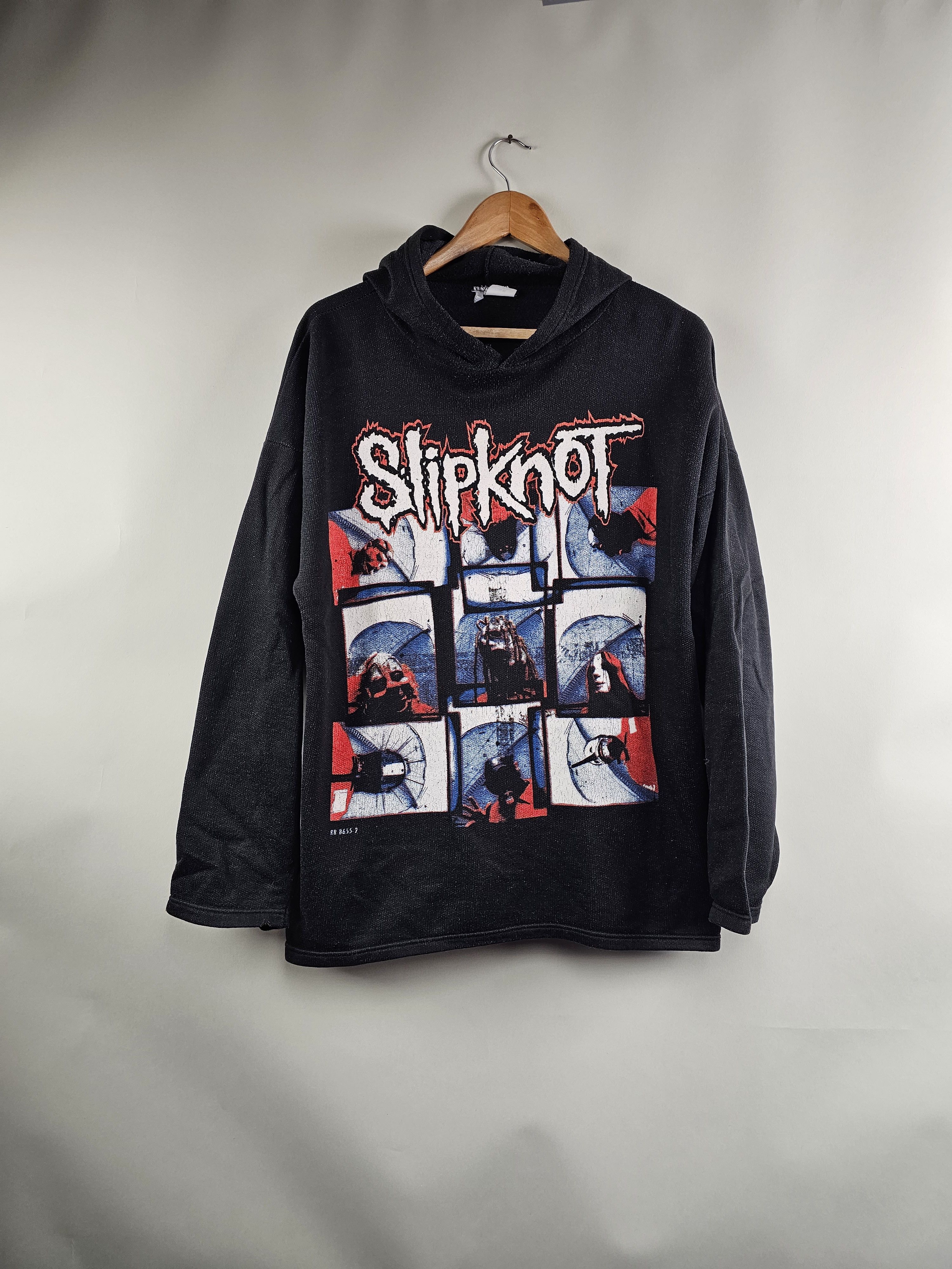 image of Band Tees x Slipknot 90's Slipknot Hoodie in Black, Men's (Size XL)