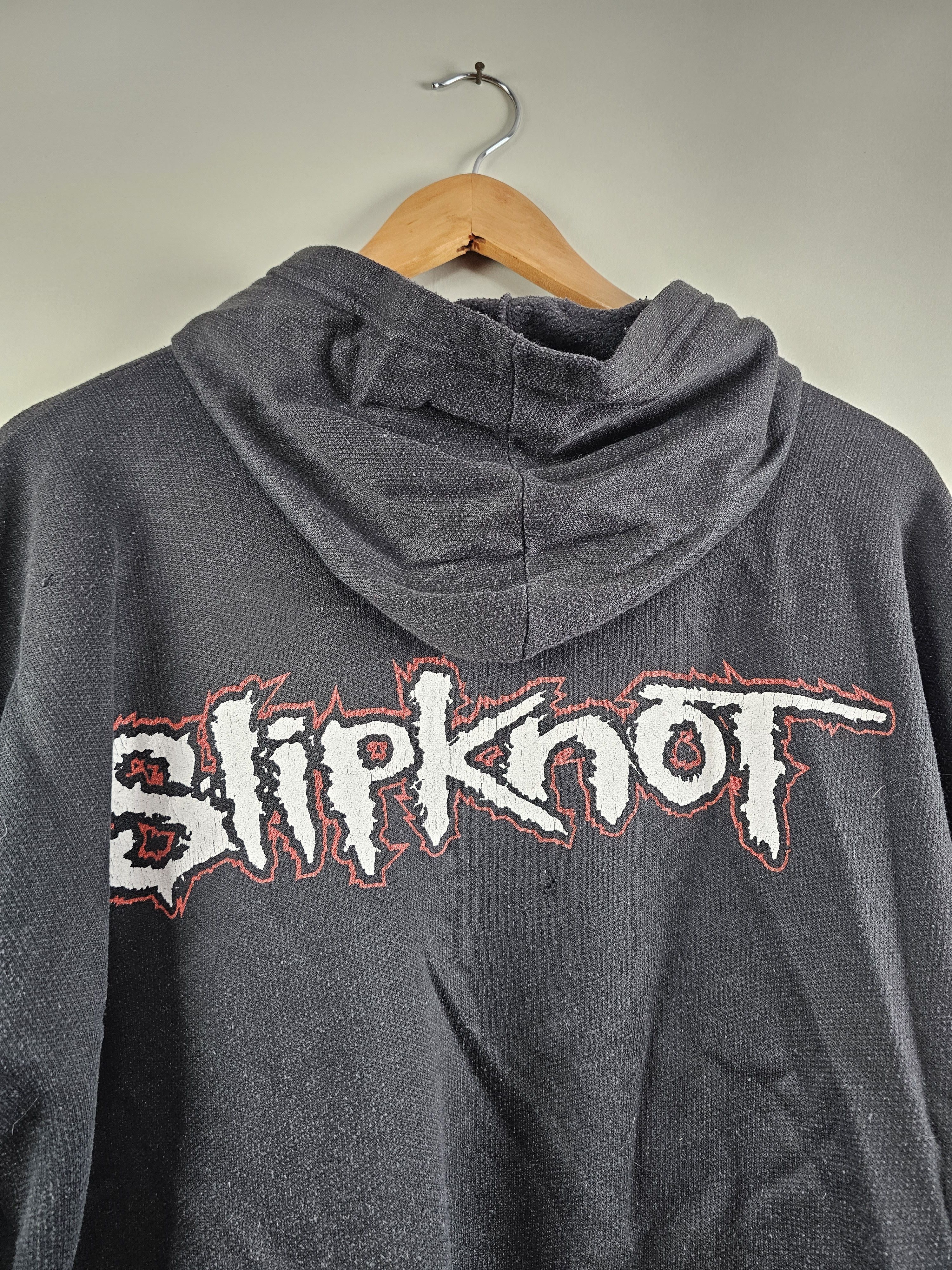 Band Tees × Slipknot × Vintage 90s Slipknot Hoodie Size US XL / EU 56 / 4 - 6 Thumbnail