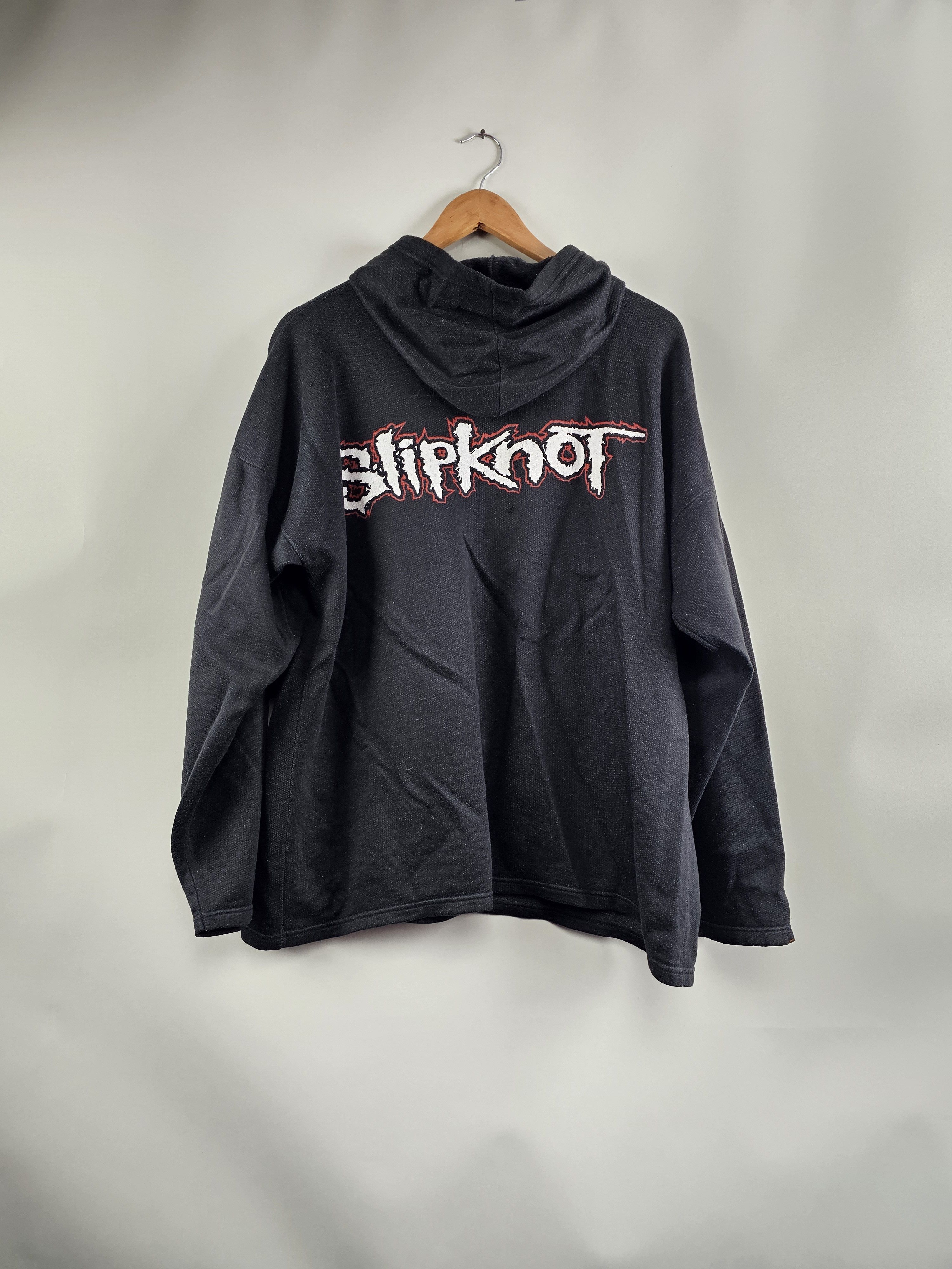Band Tees × Slipknot × Vintage 90s Slipknot Hoodie Size US XL / EU 56 / 4 - 5 Thumbnail