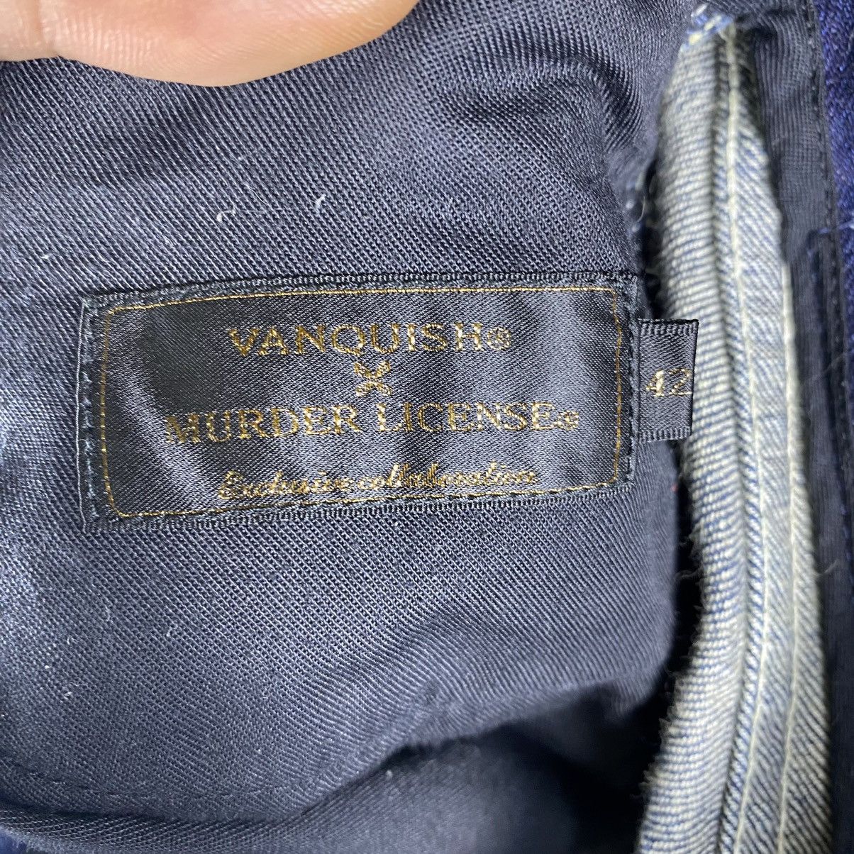 Japanese Brand × Vanquish × Vintage Vintage Vanquish x Murder License Honeycomb Flare Jeans Size US 30 / EU 46 - 9 Thumbnail