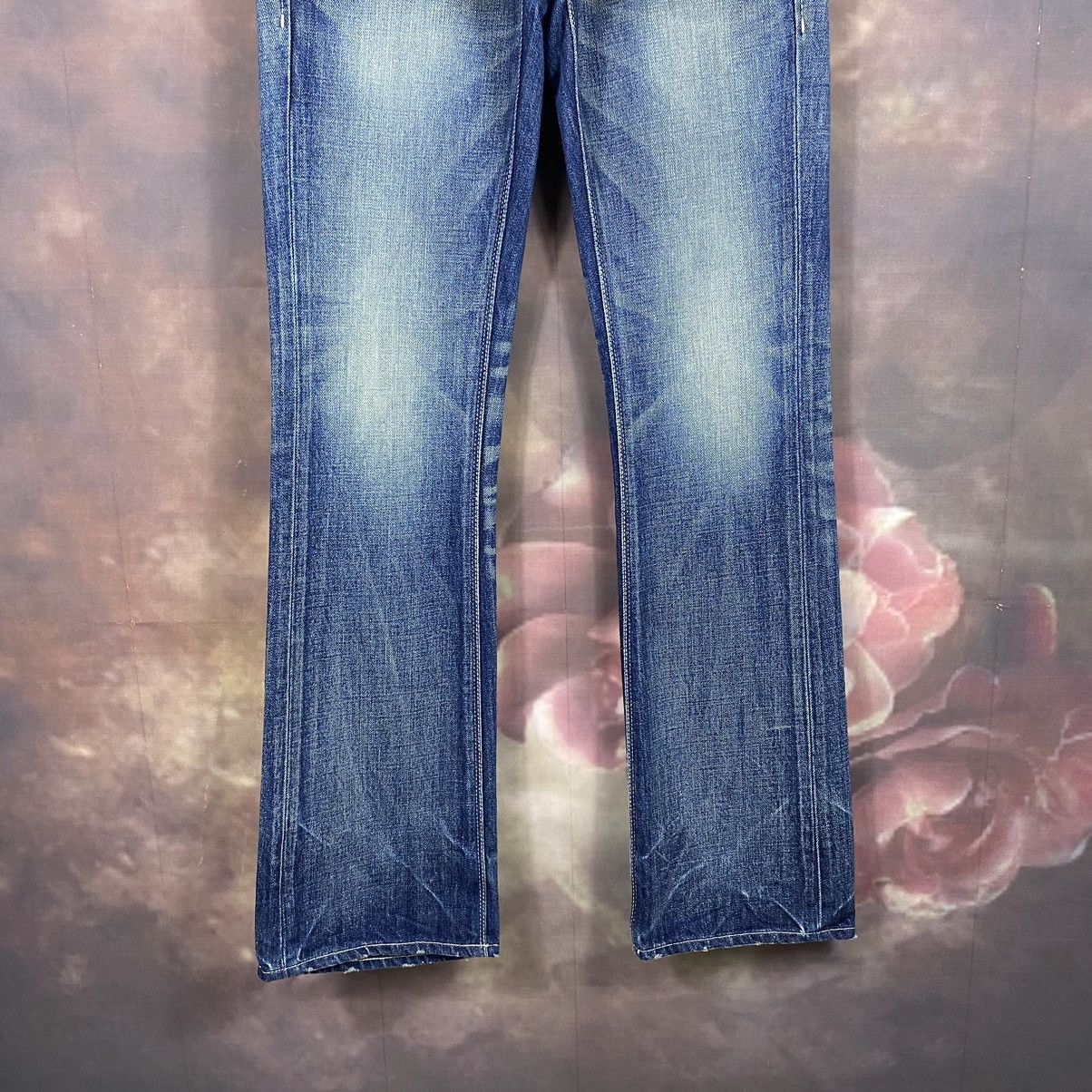 Japanese Brand × Vanquish × Vintage Vintage Vanquish x Murder License Honeycomb Flare Jeans Size US 30 / EU 46 - 4 Thumbnail