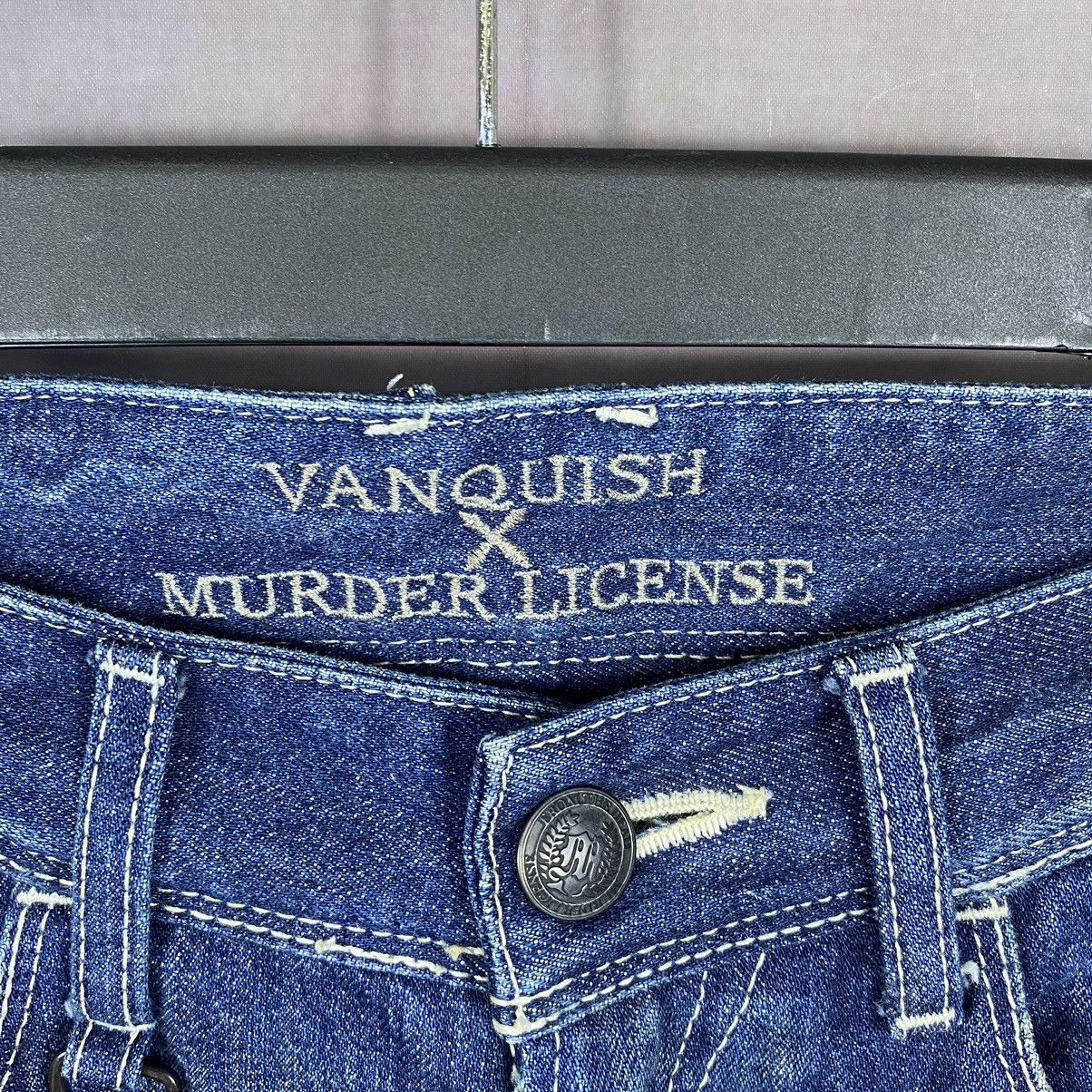Japanese Brand × Vanquish × Vintage Vintage Vanquish x Murder License Honeycomb Flare Jeans Size US 30 / EU 46 - 5 Thumbnail