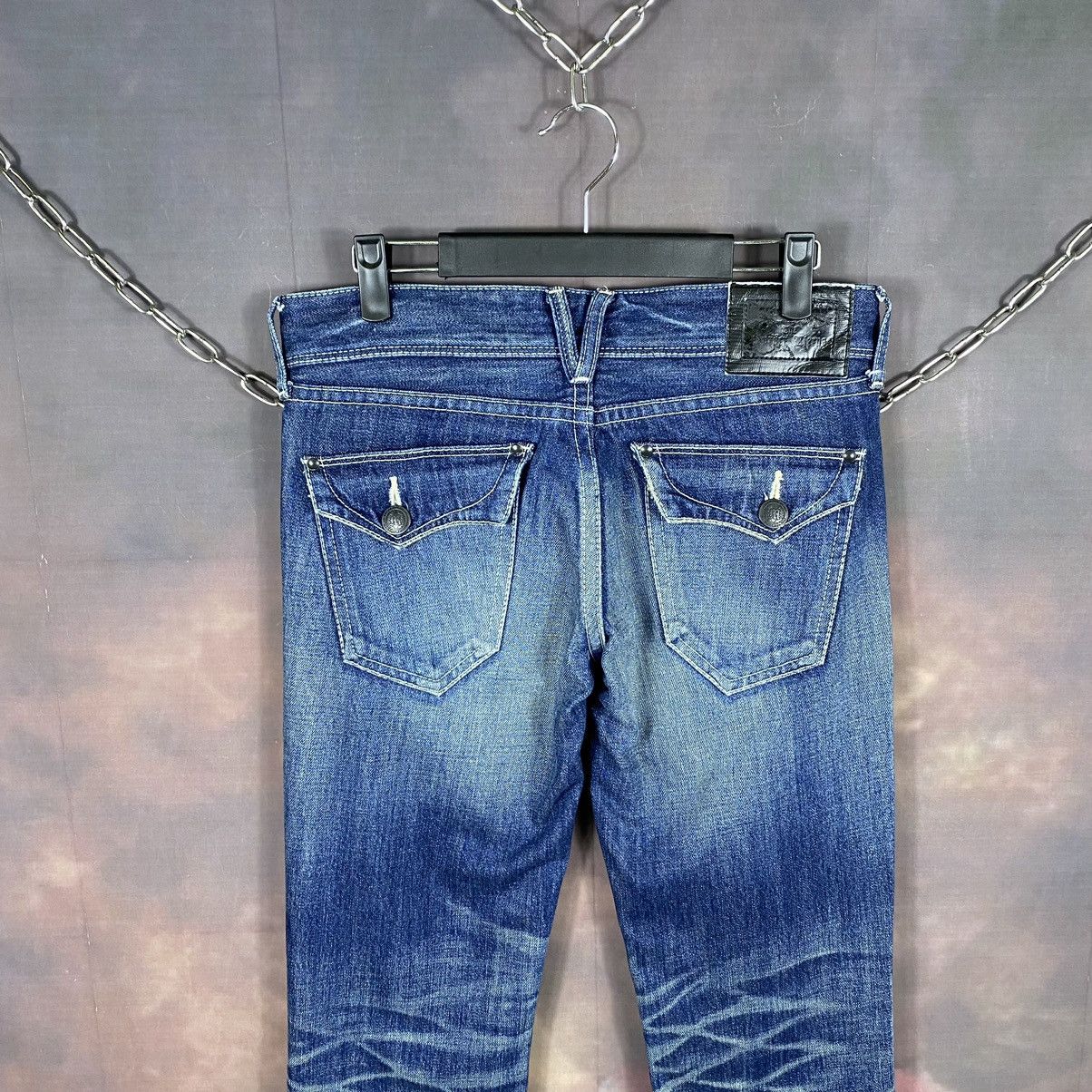 Japanese Brand × Vanquish × Vintage Vintage Vanquish x Murder License Honeycomb Flare Jeans Size US 30 / EU 46 - 6 Thumbnail