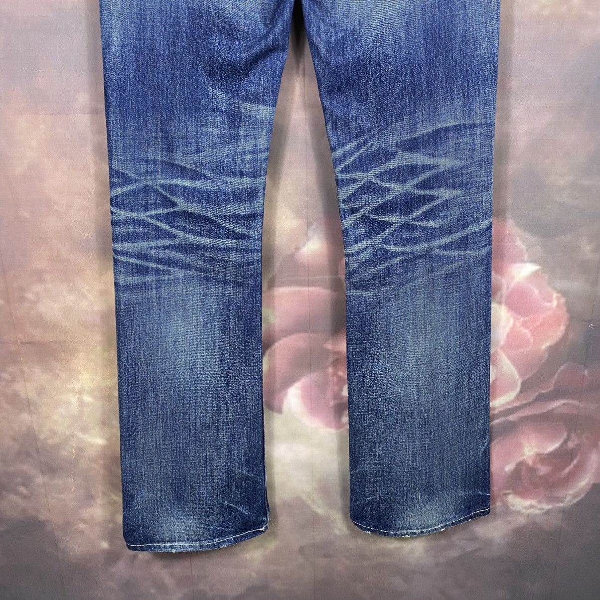 Japanese Brand × Vanquish × Vintage Vintage Vanquish x Murder License Honeycomb Flare Jeans Size US 30 / EU 46 - 7 Thumbnail