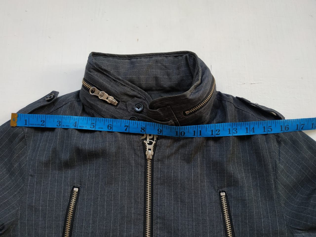 Japanese Brand × PPFM × Seditionaries Fit XS to S, PPFM Pinstripe Triple Zip Jacket Size US XS / EU 42 / 0 - 13 Thumbnail