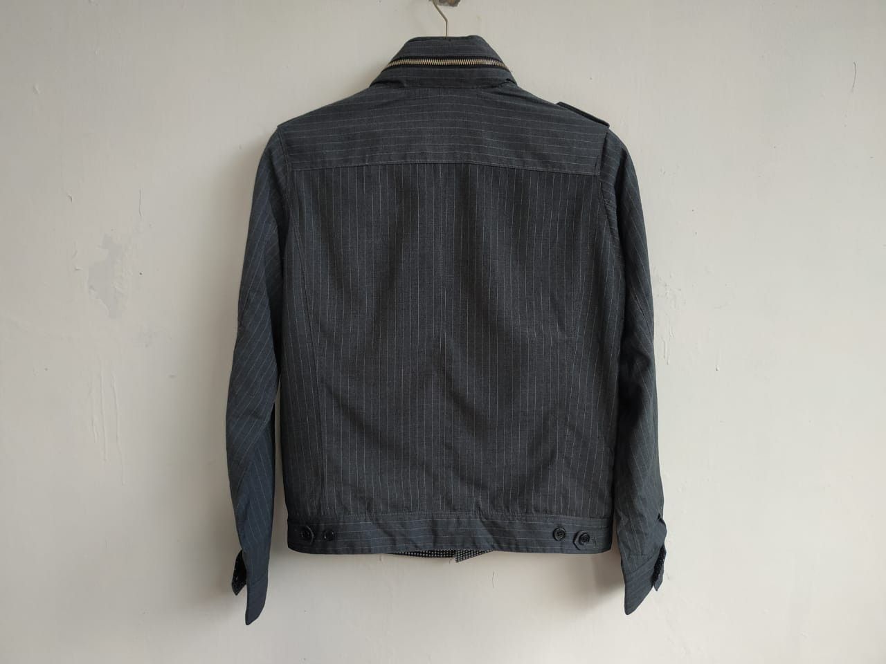 Japanese Brand × PPFM × Seditionaries Fit XS to S, PPFM Pinstripe Triple Zip Jacket Size US XS / EU 42 / 0 - 2 Thumbnail