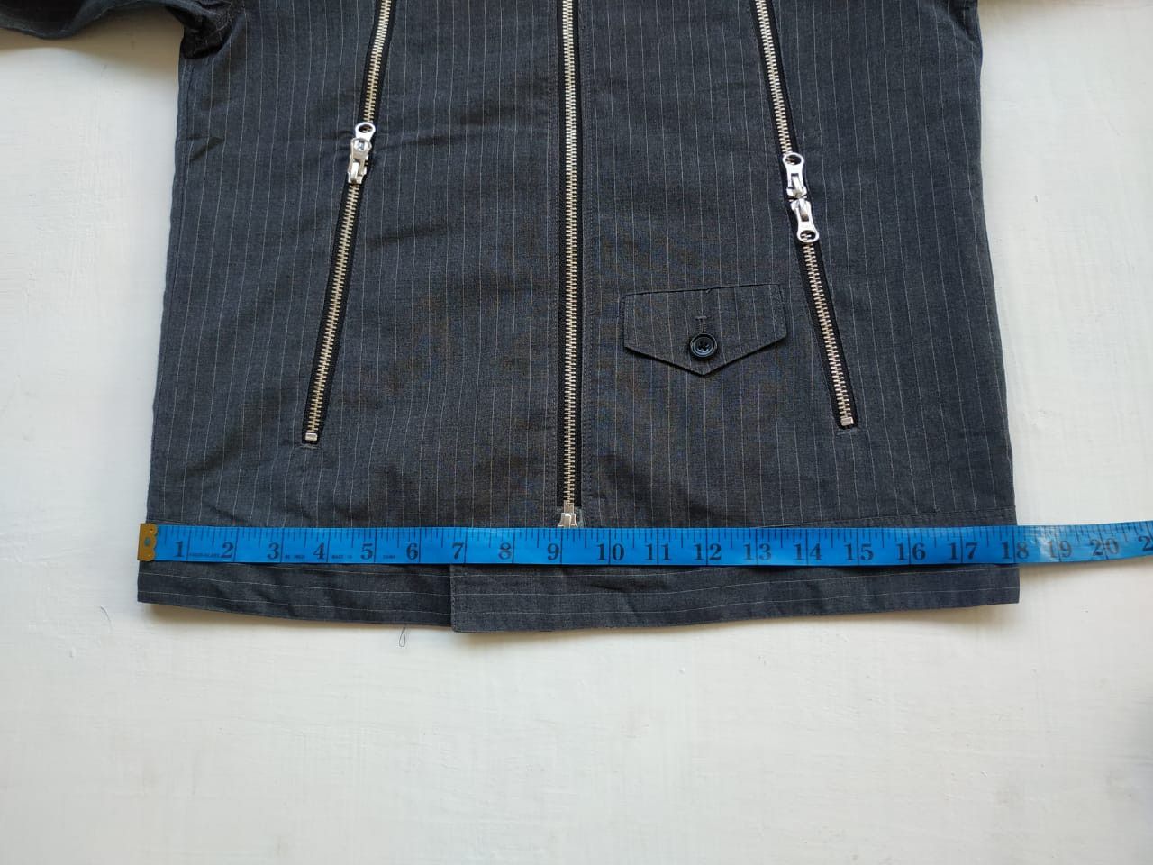 Japanese Brand × PPFM × Seditionaries Fit XS to S, PPFM Pinstripe Triple Zip Jacket Size US XS / EU 42 / 0 - 16 Thumbnail