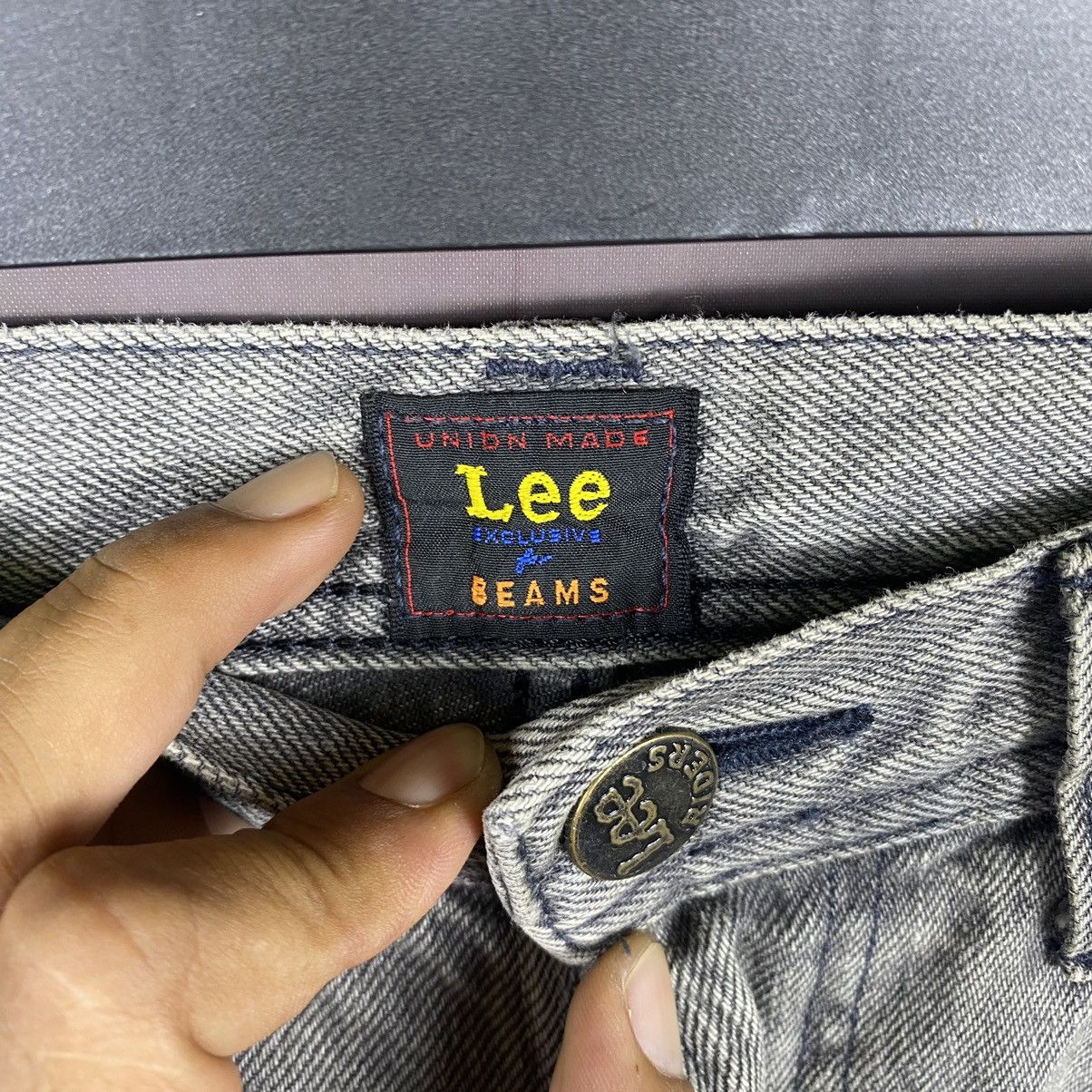Japanese Brand × Jean × Lee Steals🔥Vintage Japanese Beams x Lee Union Made Flare Jeans Size US 32 / EU 48 - 5 Thumbnail