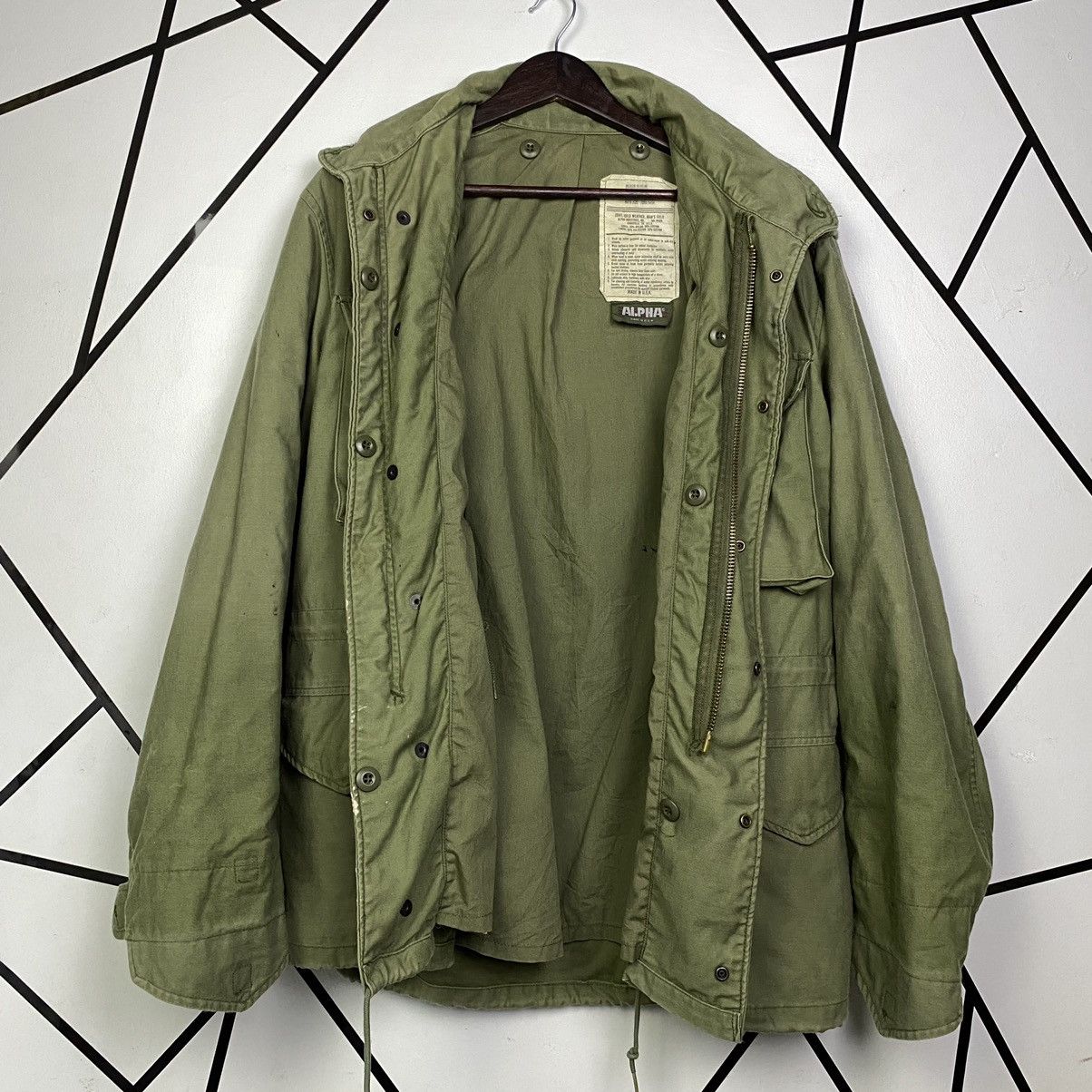 Alpha Industries × Vintage Steal🔥Vintage M65 Alpha Industries Army Field Jacket Size US M / EU 48-50 / 2 - 3 Thumbnail