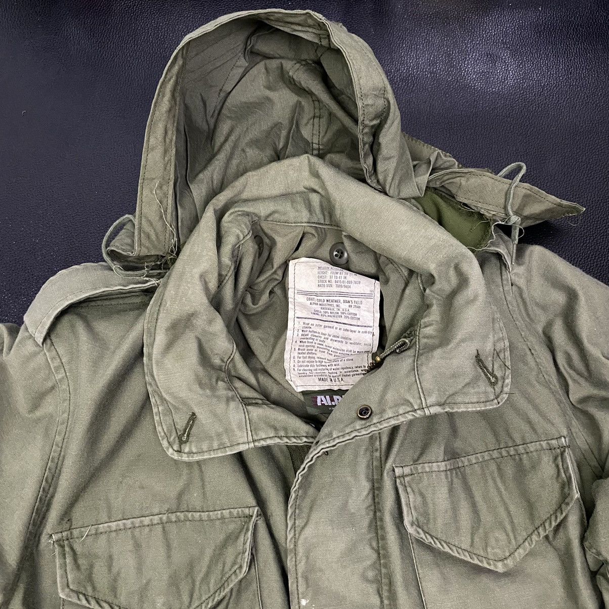 Alpha Industries × Vintage Steal🔥Vintage M65 Alpha Industries Army Field Jacket Size US M / EU 48-50 / 2 - 9 Thumbnail