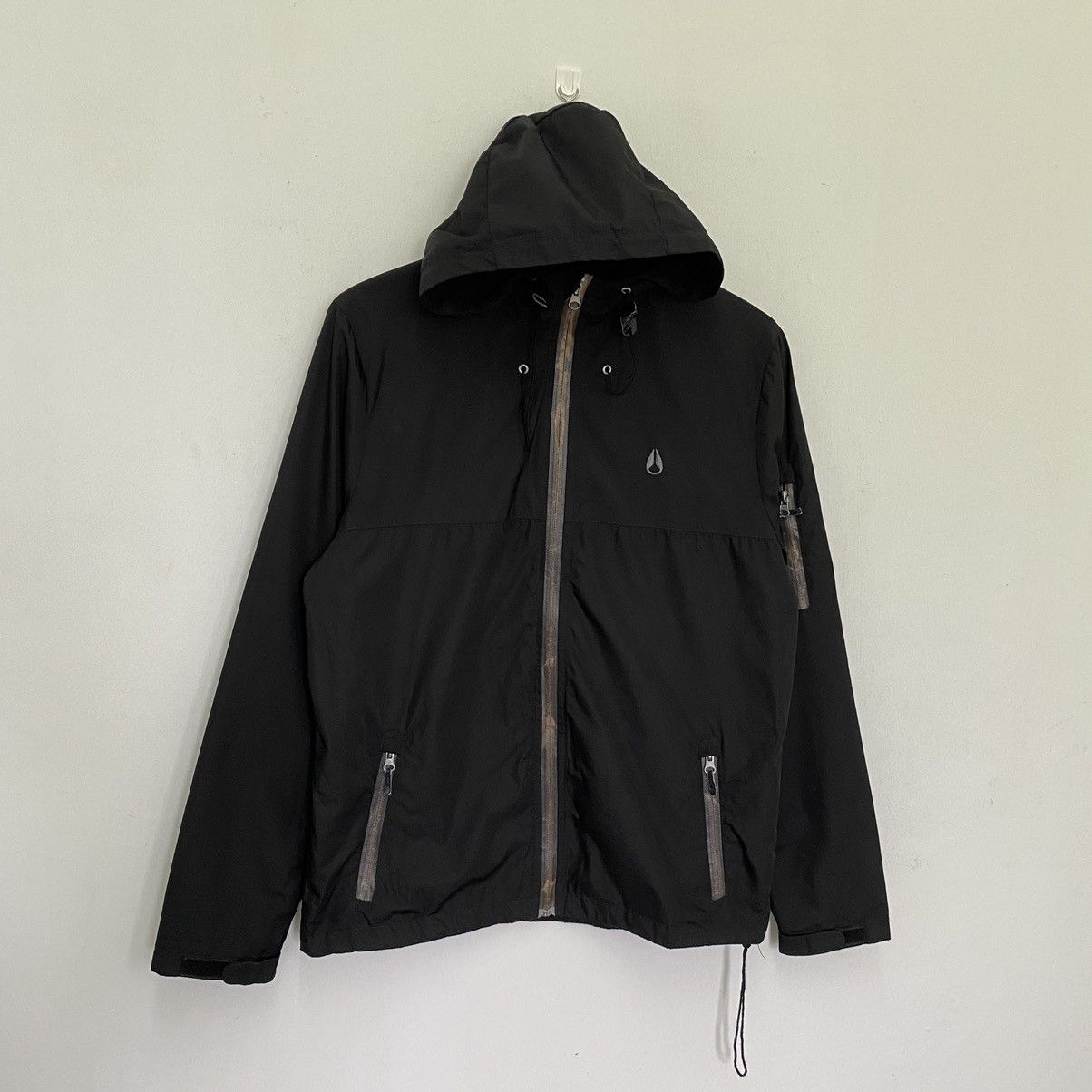Japanese Brand Vintage Nixon Zip up Jacket Raincoat Size US L / EU 52-54 / 3 - 1 Thumbnail