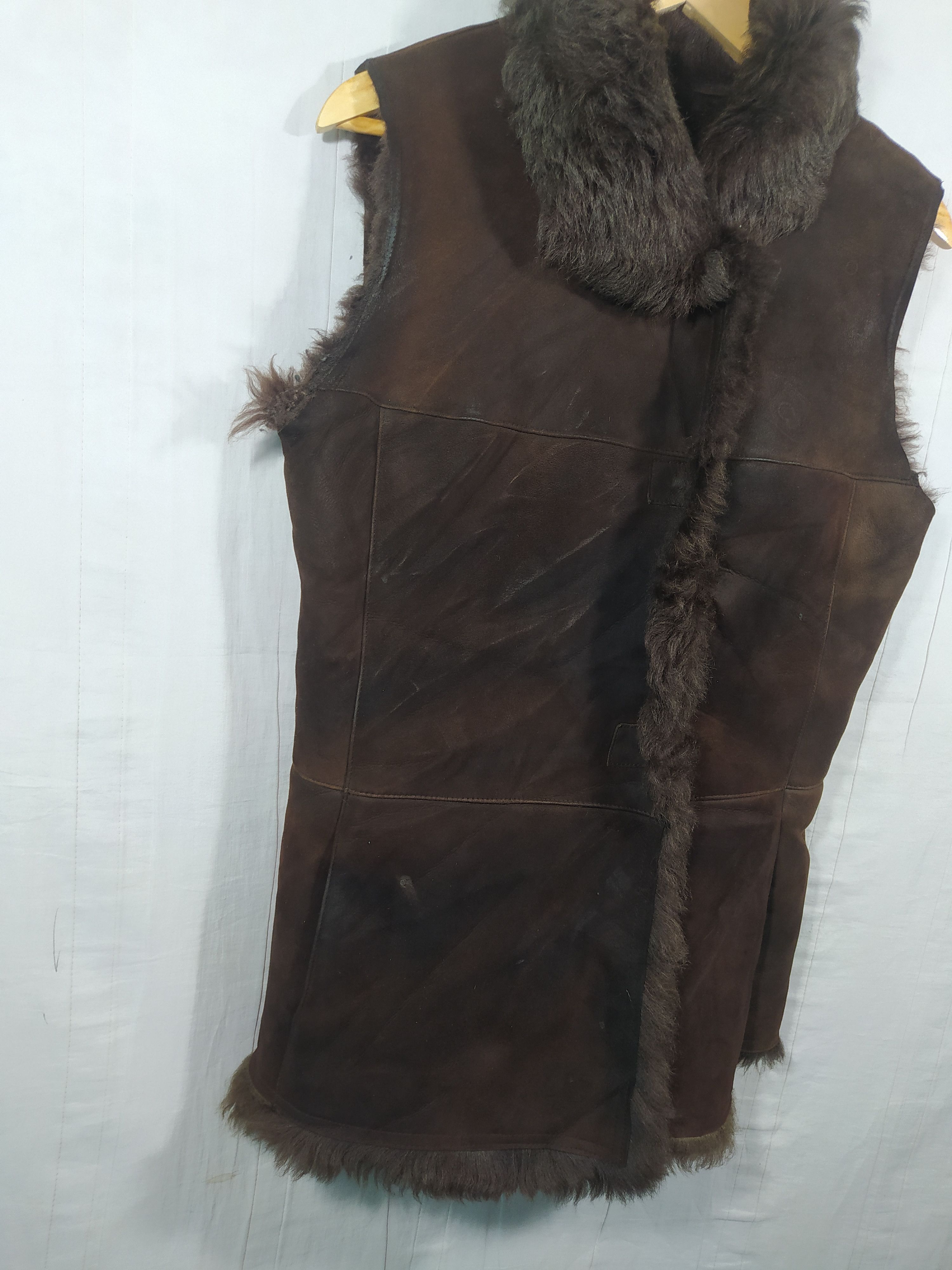 Other Sheepskin shearling fur vest outwear Size L / US 10 / IT 46 - 2 Thumbnail